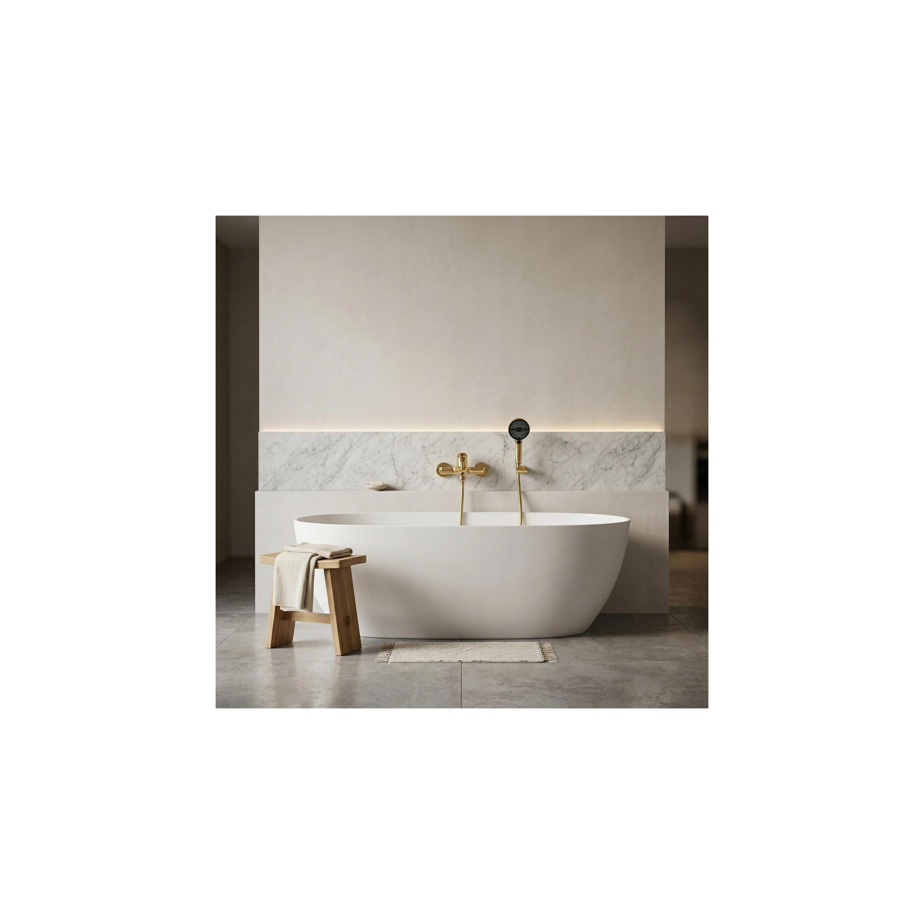 Shower hose Rea Gold 150 cm