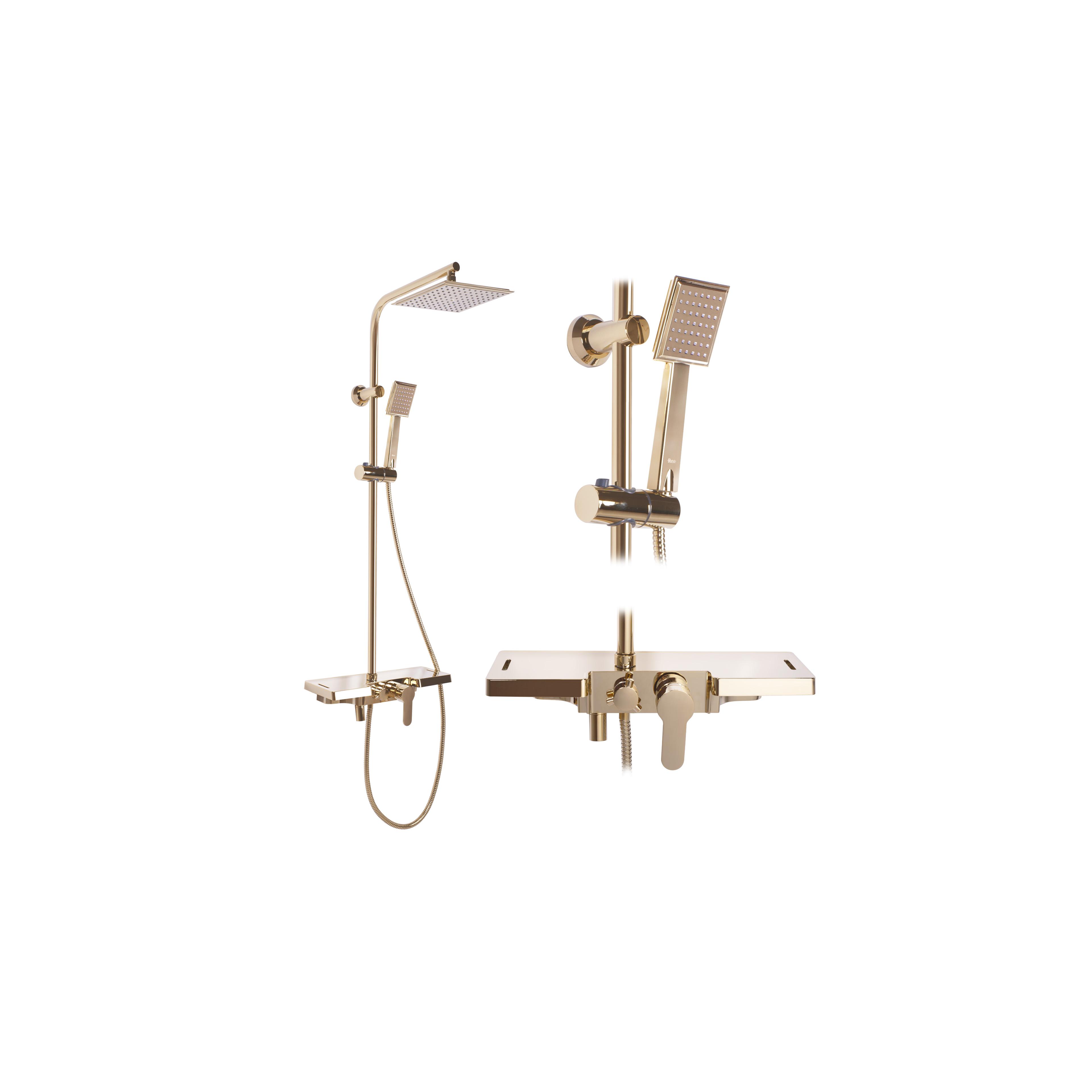 Kit de douche Rea Bravo Gold