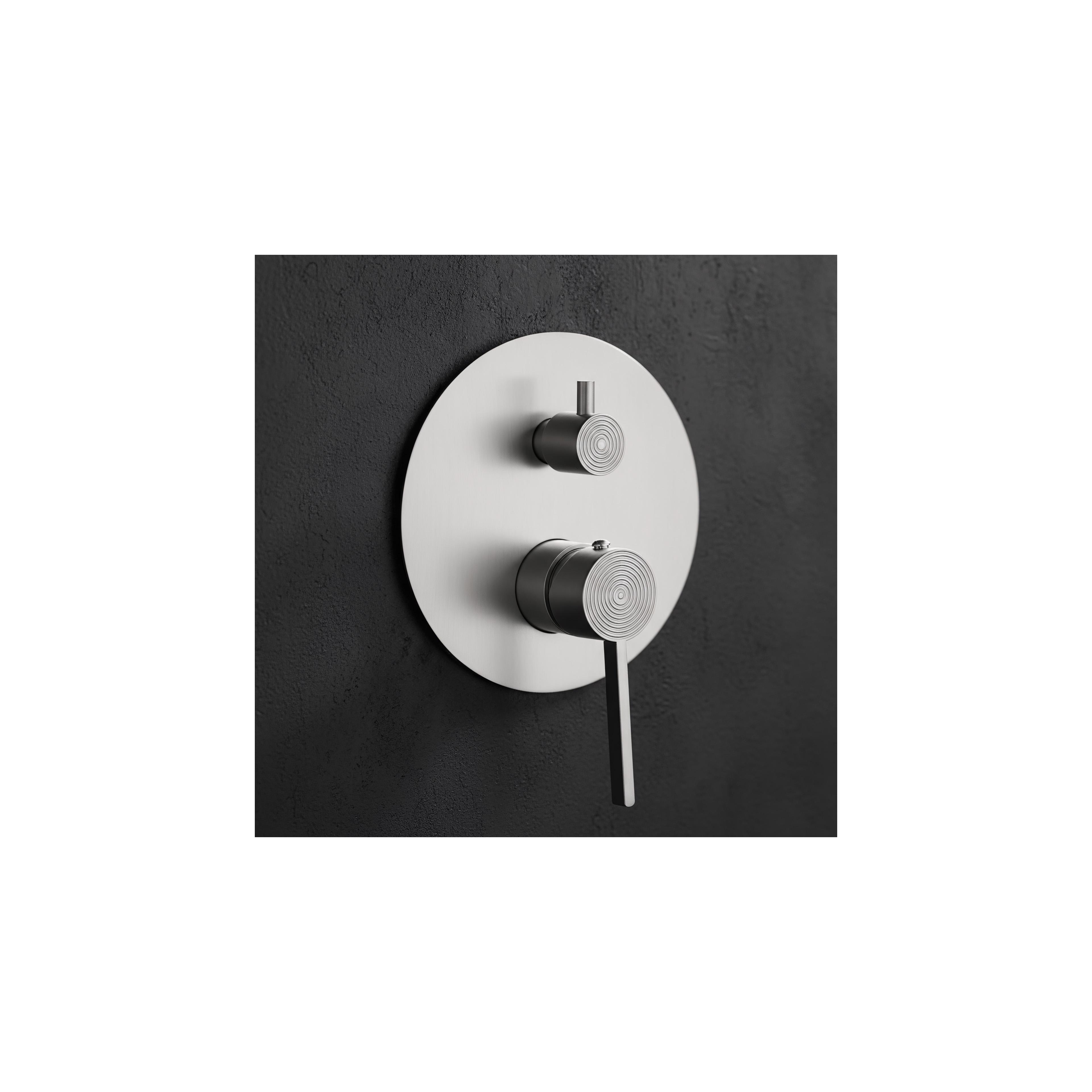Conjunto de duche embutido Rea Foster Brush Nickel  + BOX