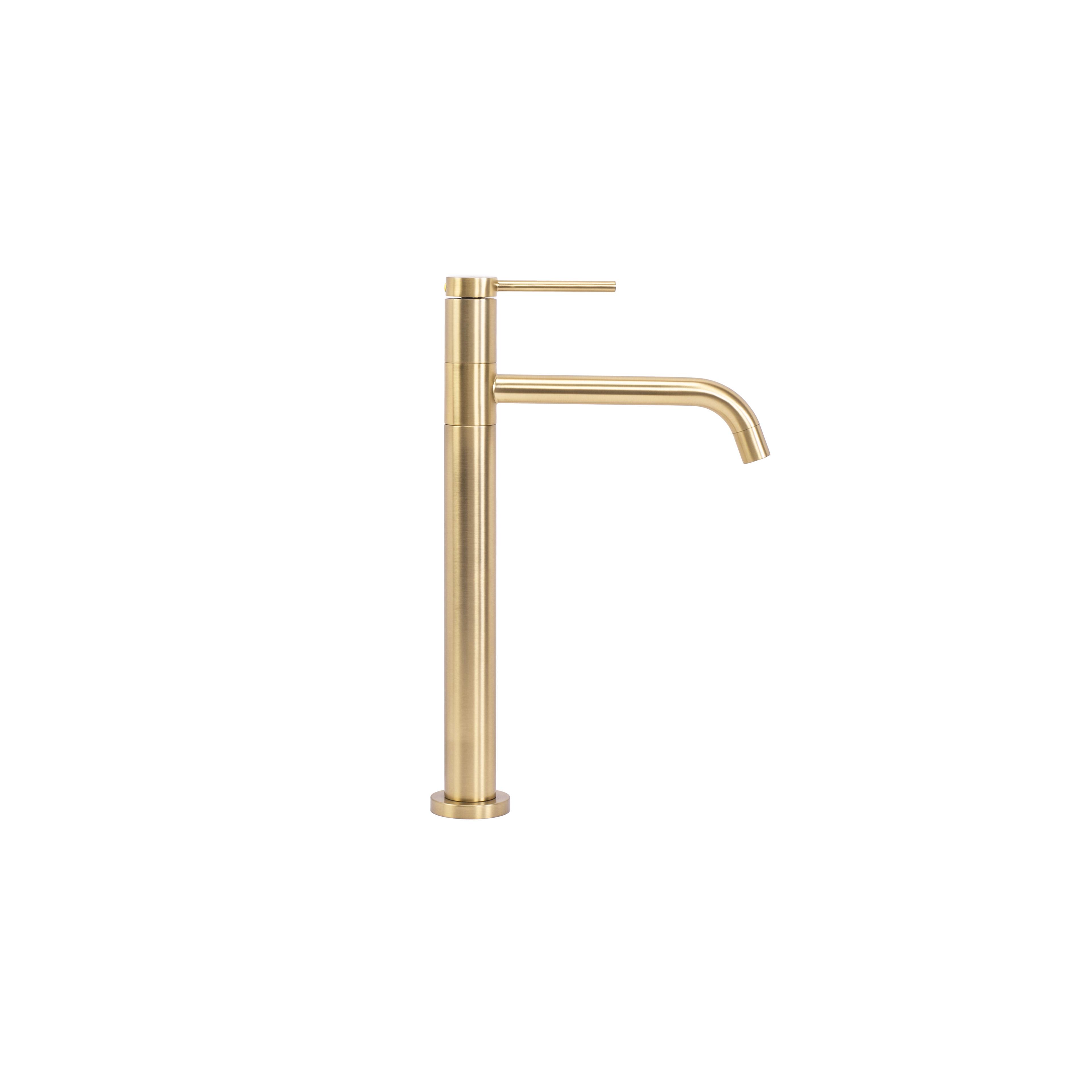Grifo de baño Rea Lugano Slim Brush Gold High
