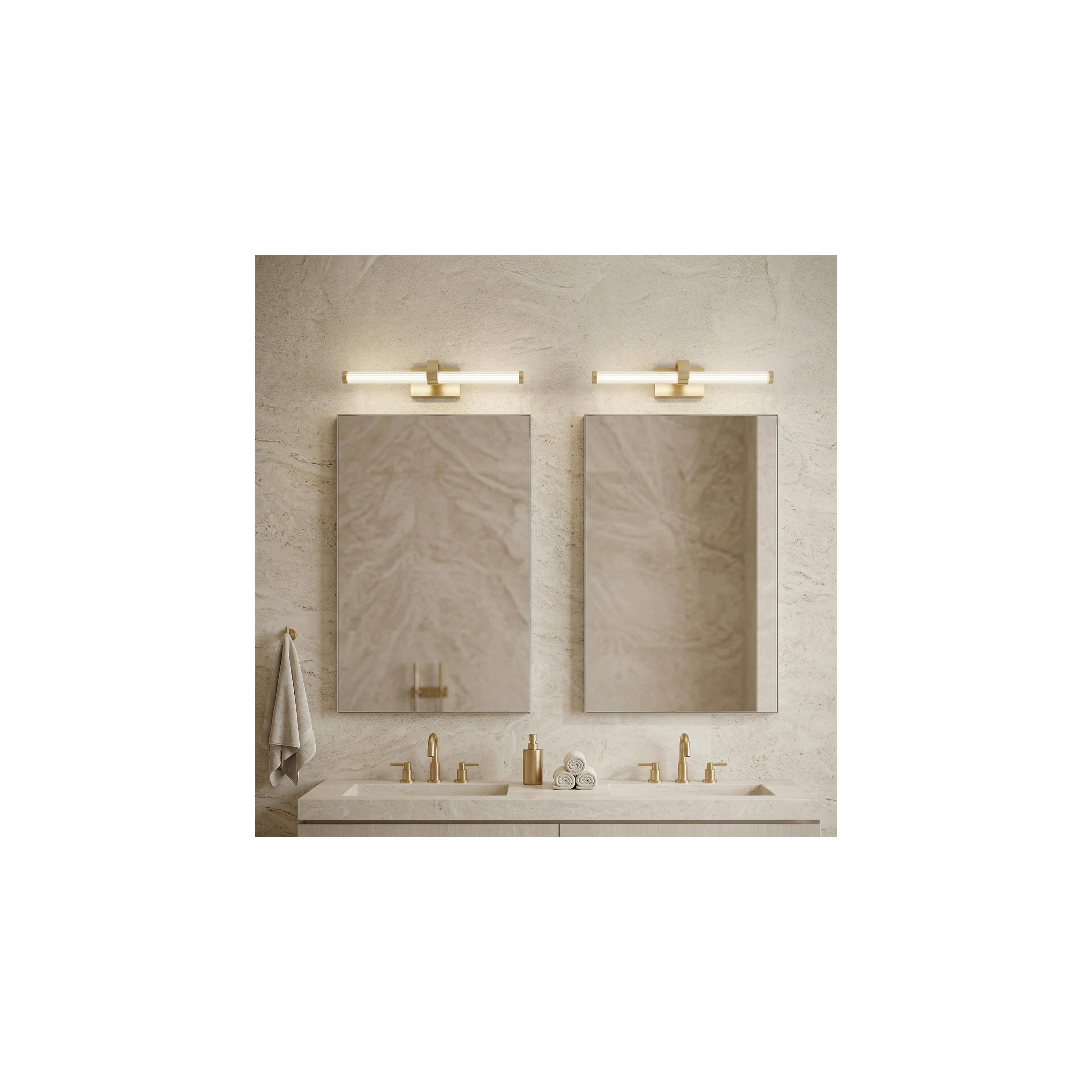 Bathroom LED wall sconce APP1885-1W 40cm BRUSH GOLD