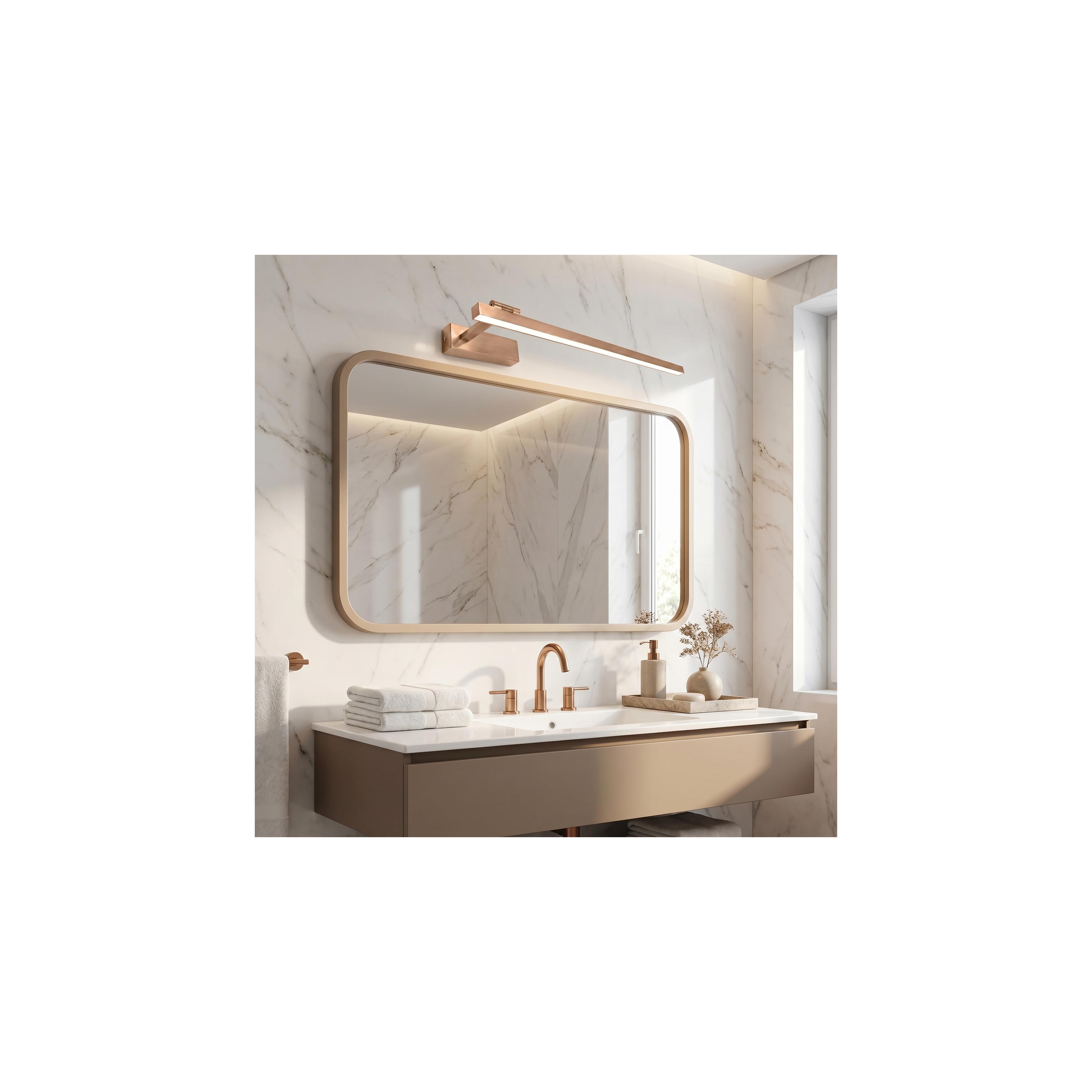 Vannitoa seina LED-valgusti SWE038-1W 60cm BRUSH COPPER