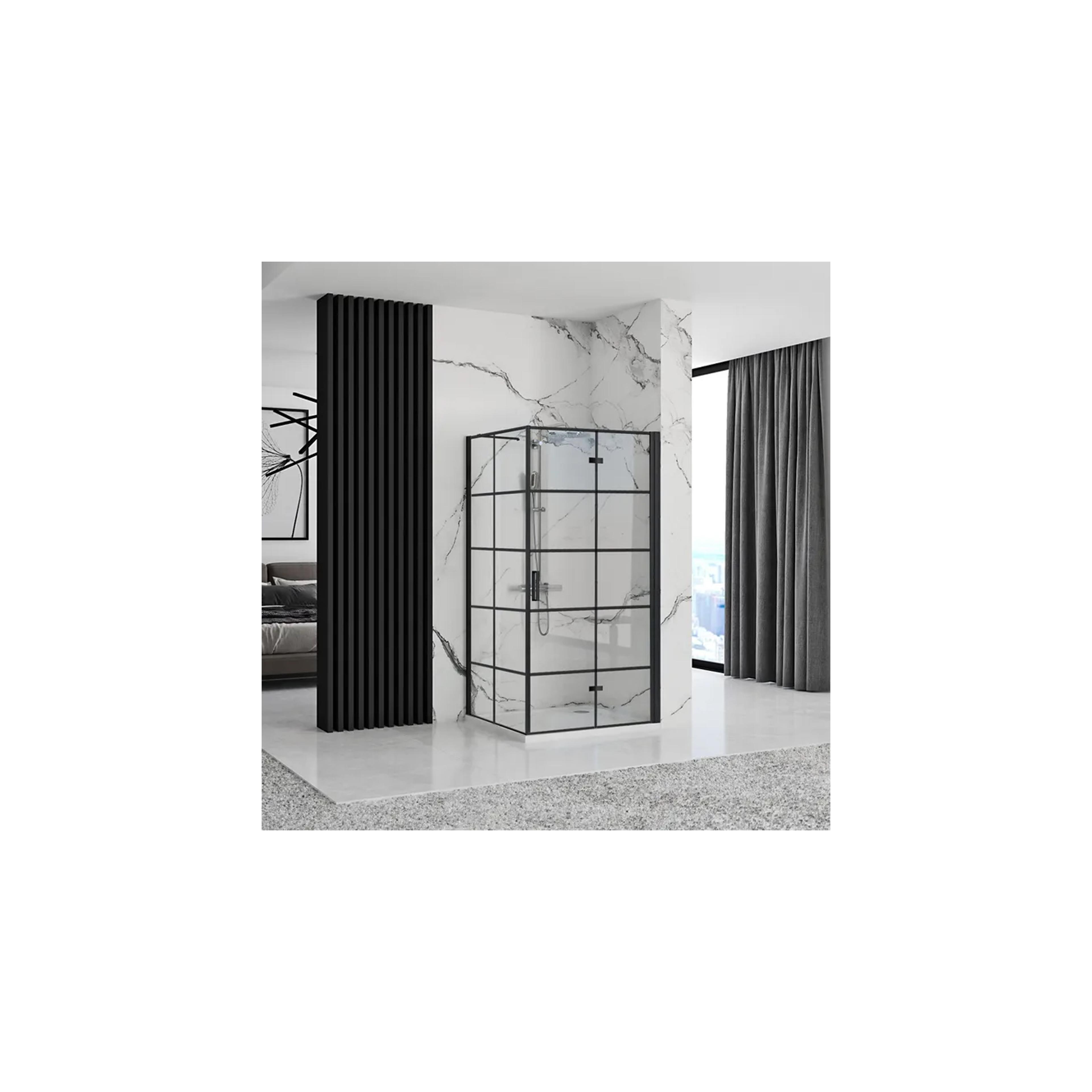 Душ кабина Rea Molier Black Double 90x110