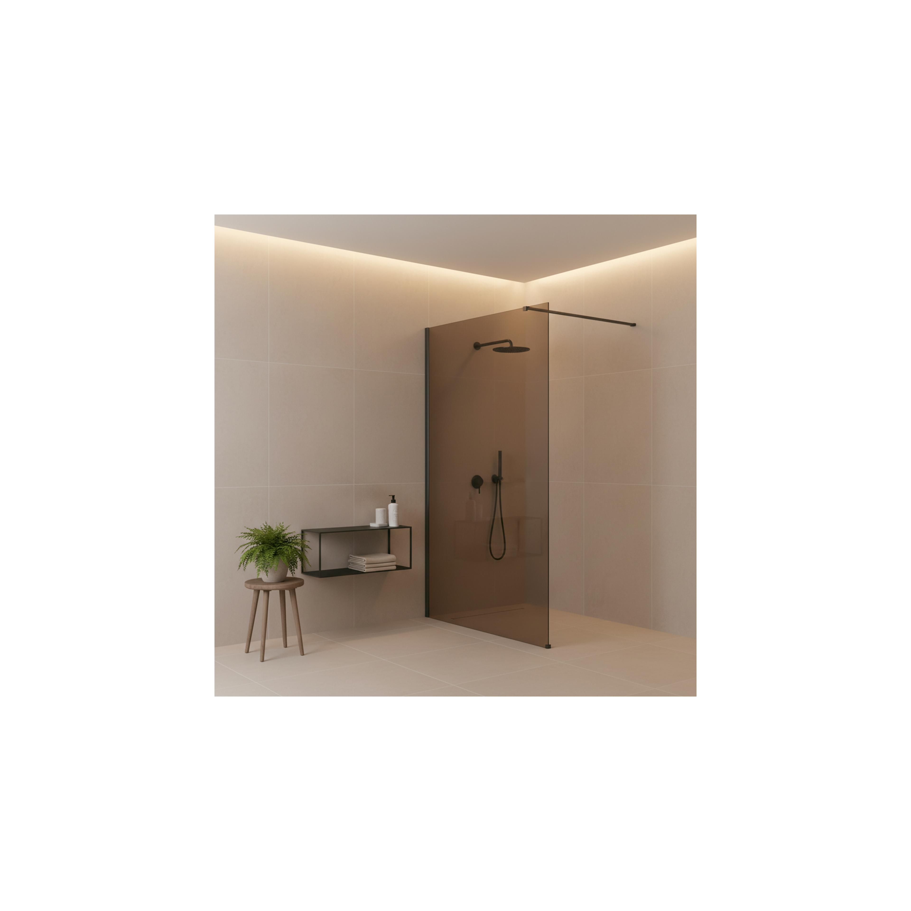 Paroi de douche Rea Flexi Brown / Titan 100