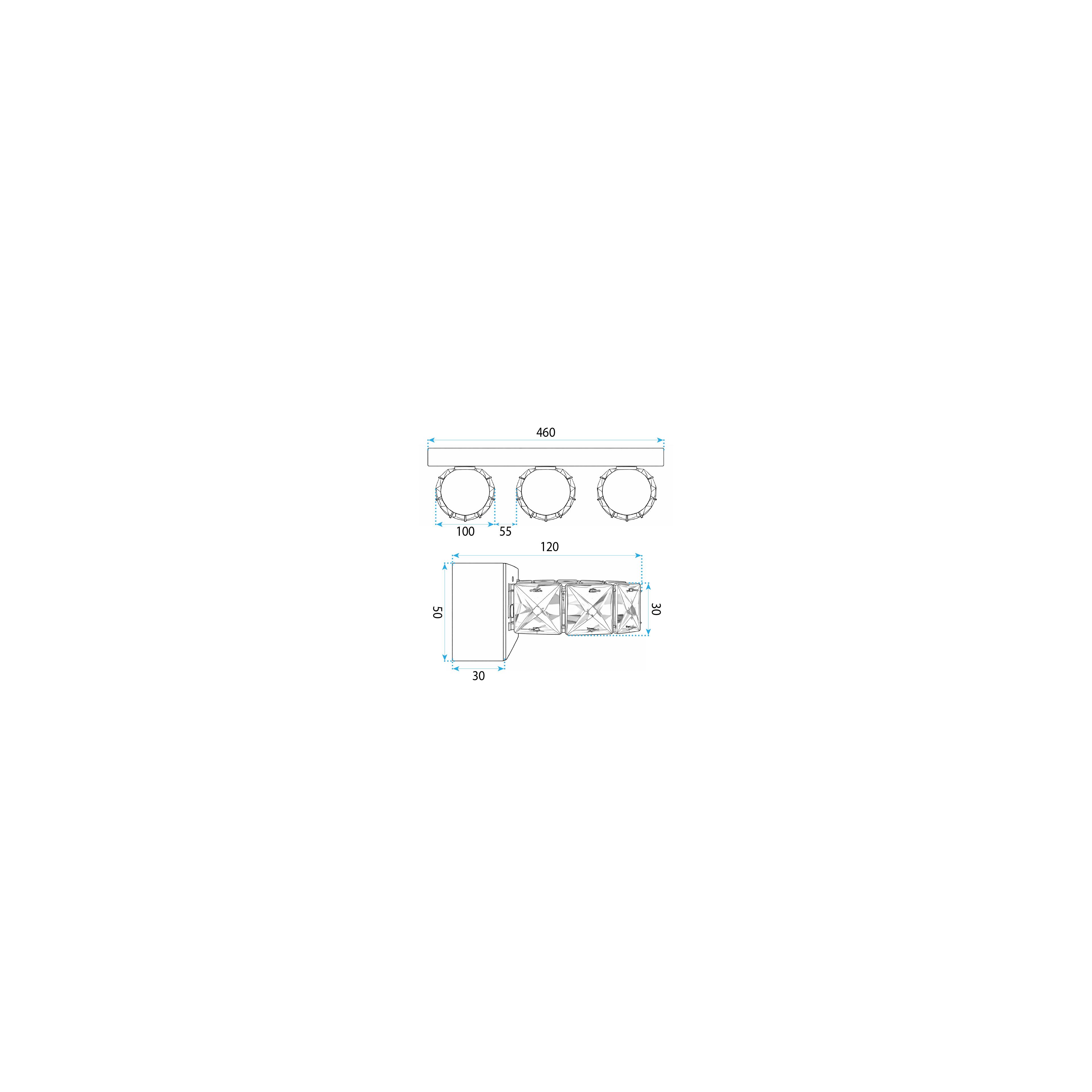 Wall lamp LED APP1938-3W CHROME