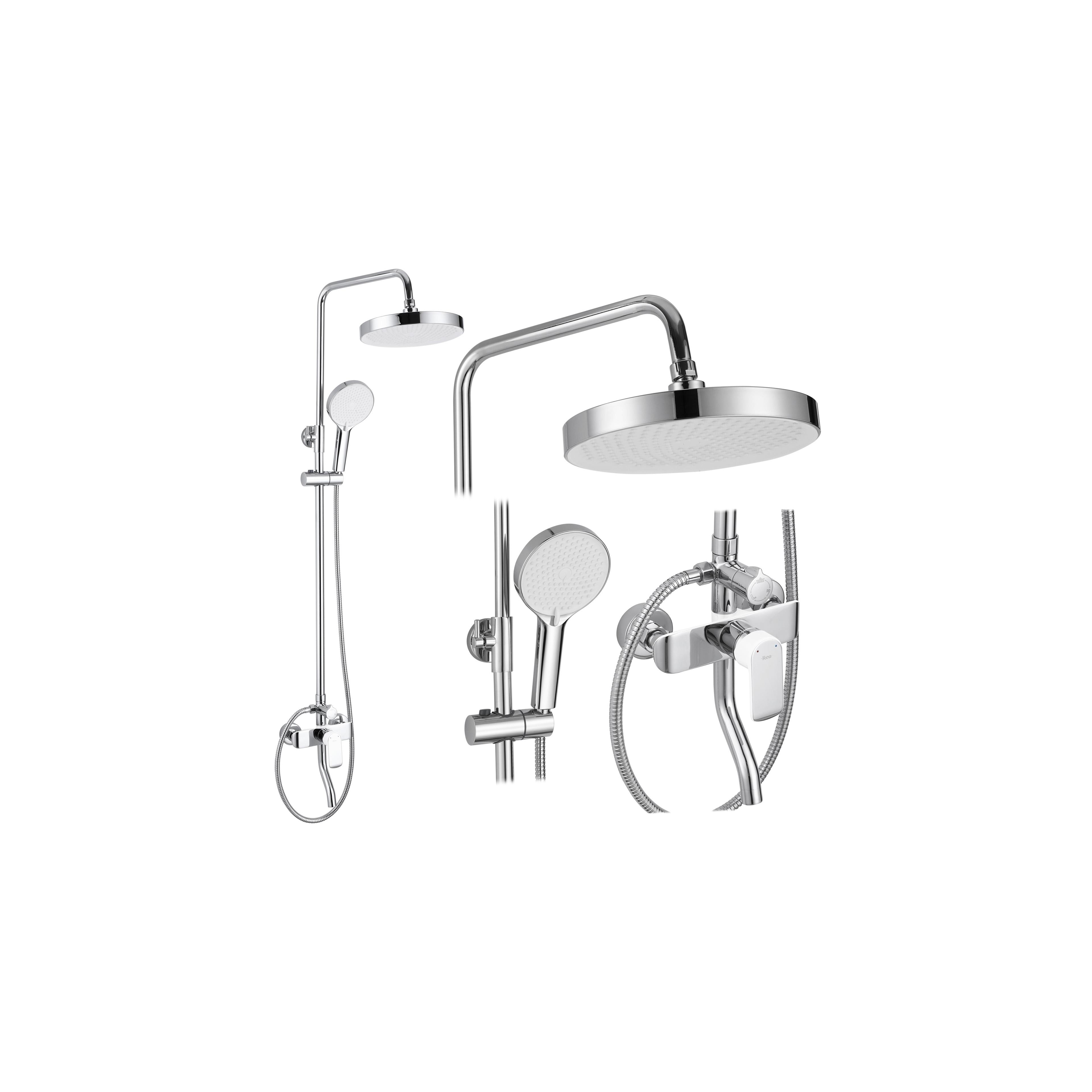 Sprchový set REA BLOOM WHITE CHROME