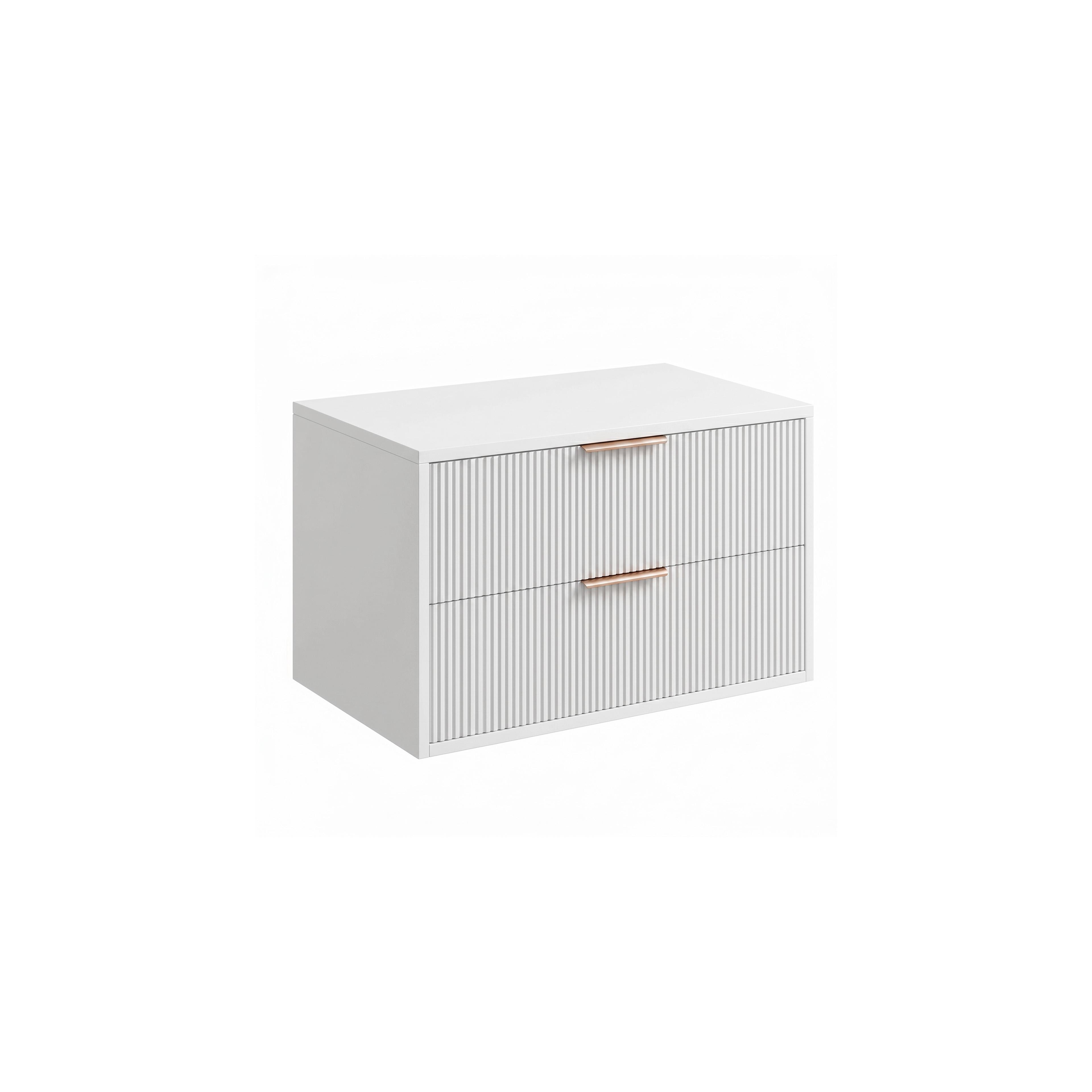 Bathroom vanity cabinet Rea Mono 80cm White