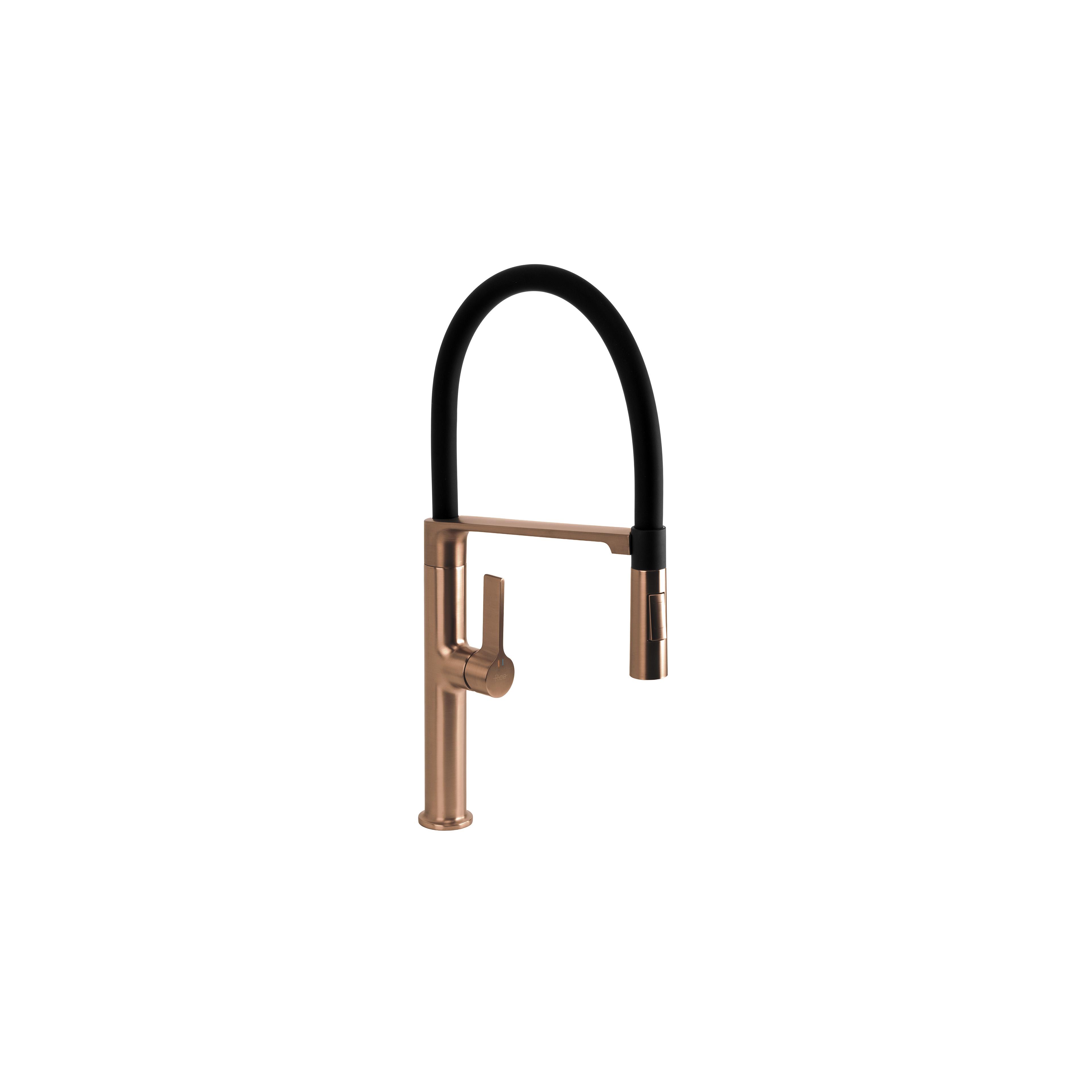 Kitchen faucet REA Lago Brush Copper