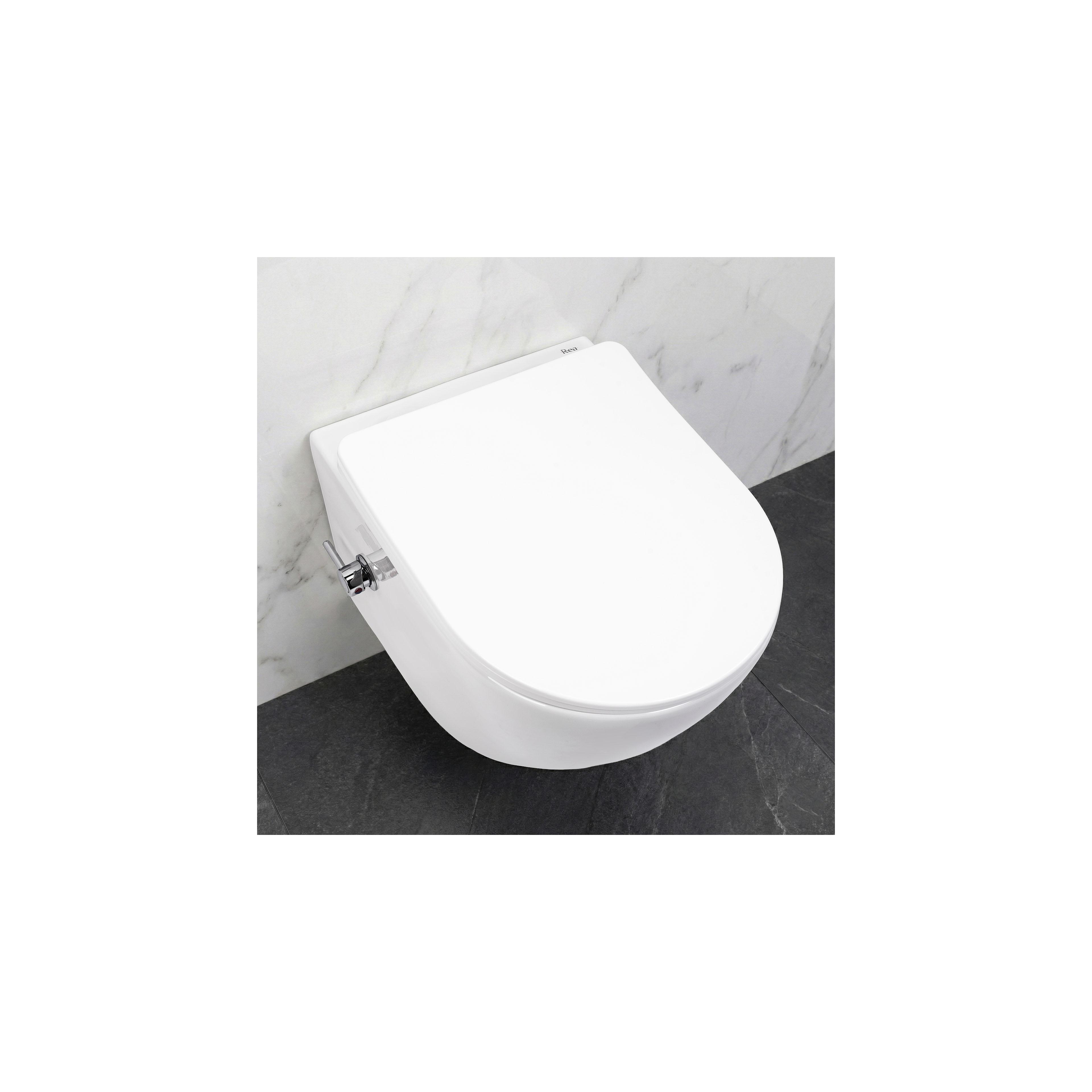 toilet bowl REA Carlo Lux Rimless with bidet function