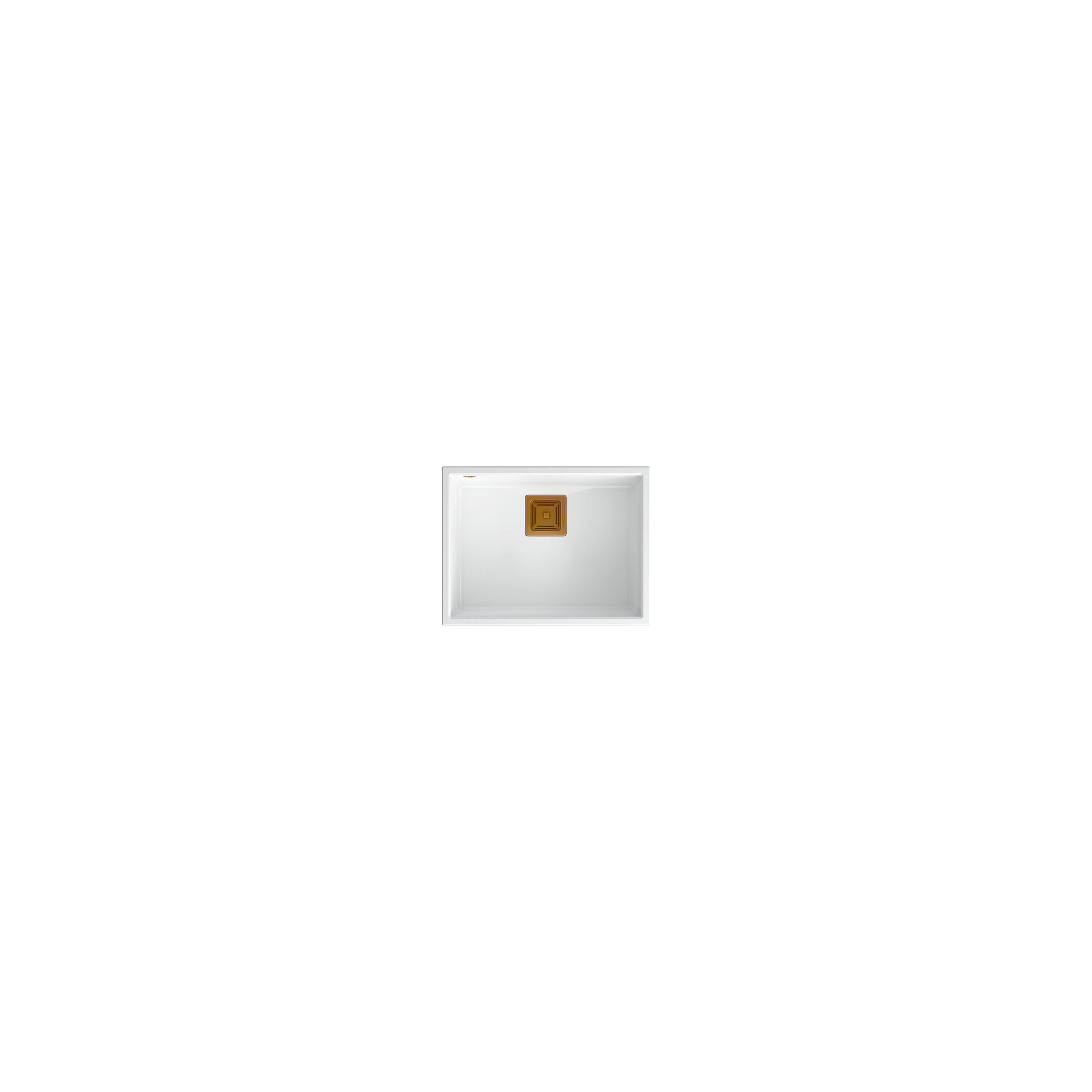 гранітна мийка DAVID 50 White