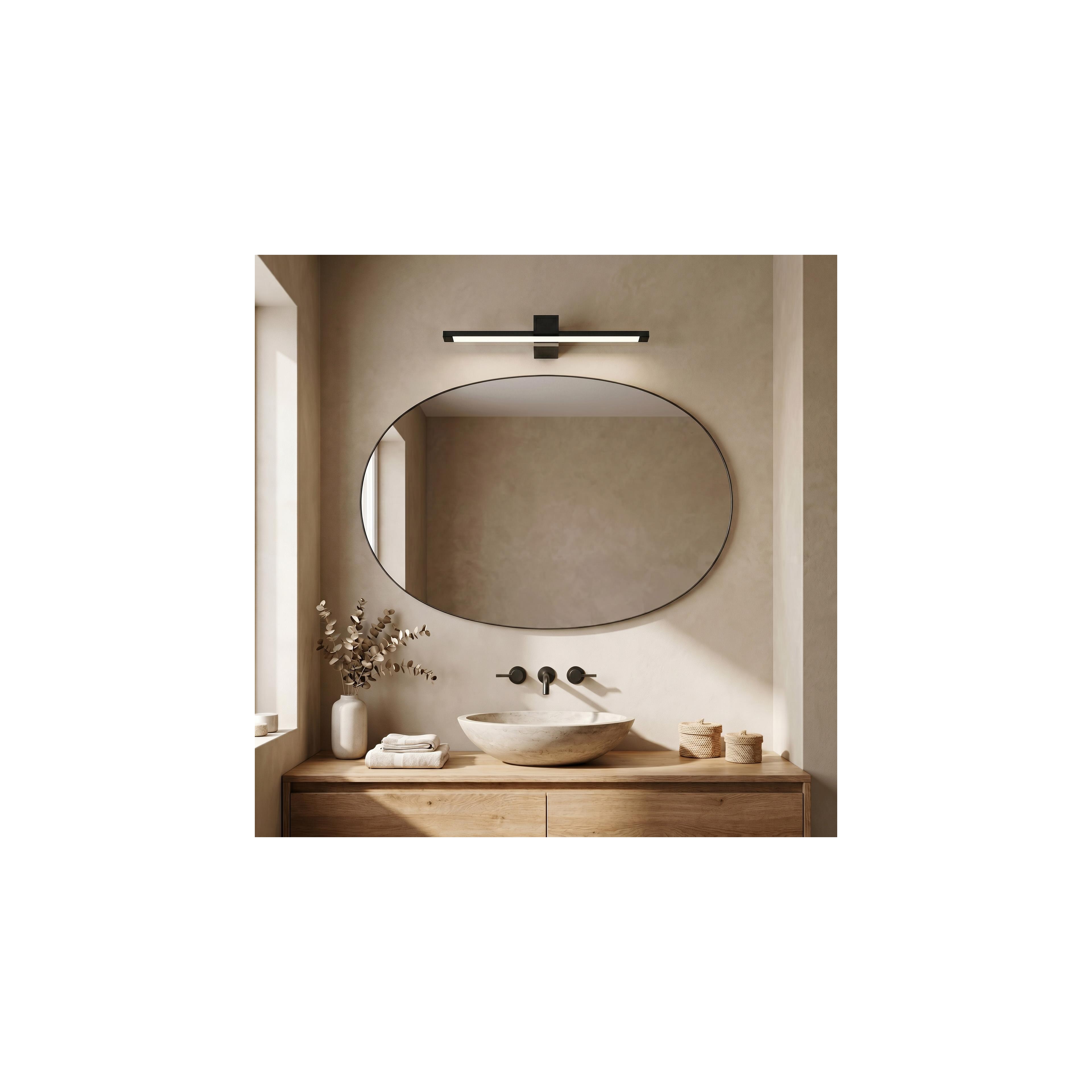 Bad LED-Wandleuchte SWE050-1W 60 cm Black