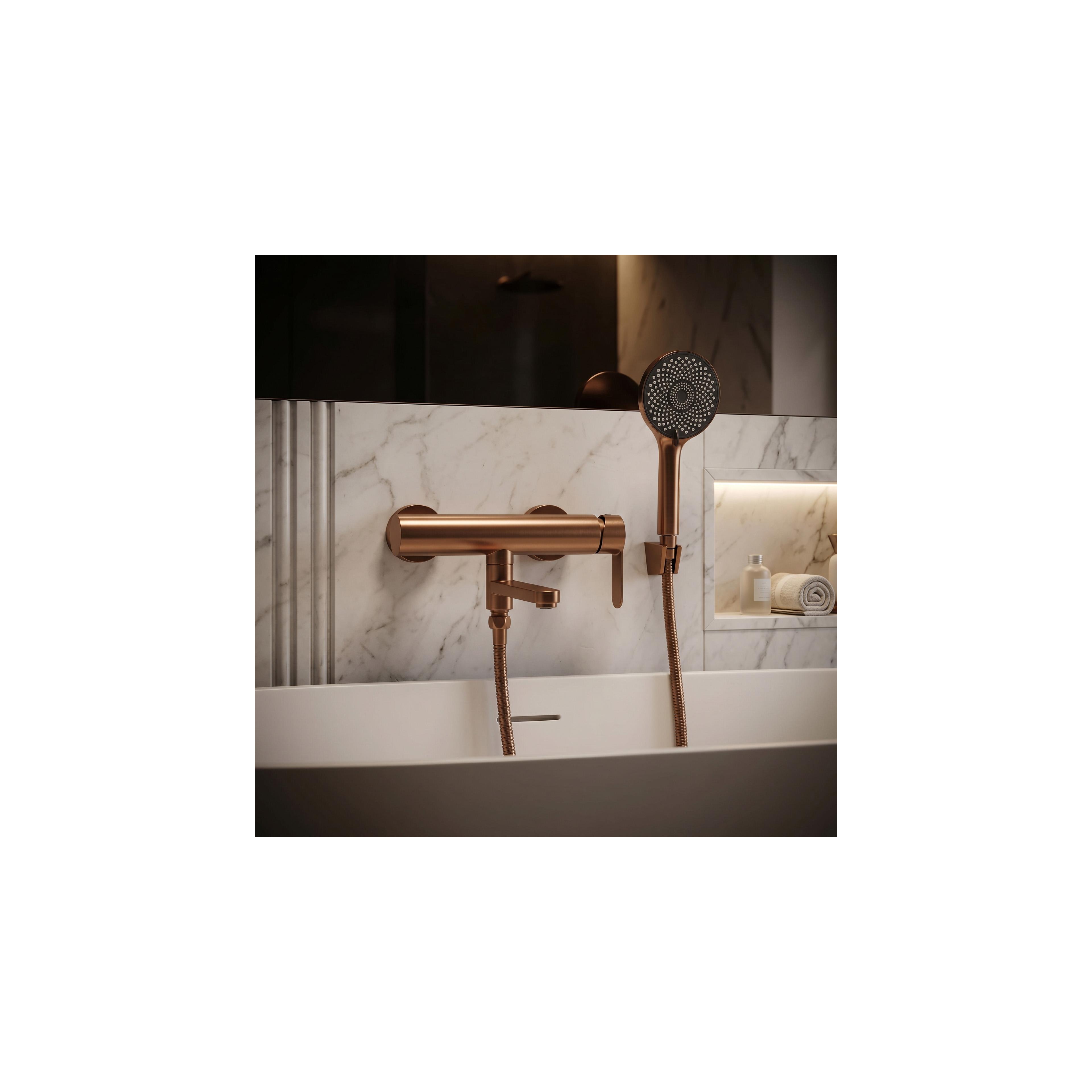 Baterie pentru cadă Rea Arcos Brushed Copper