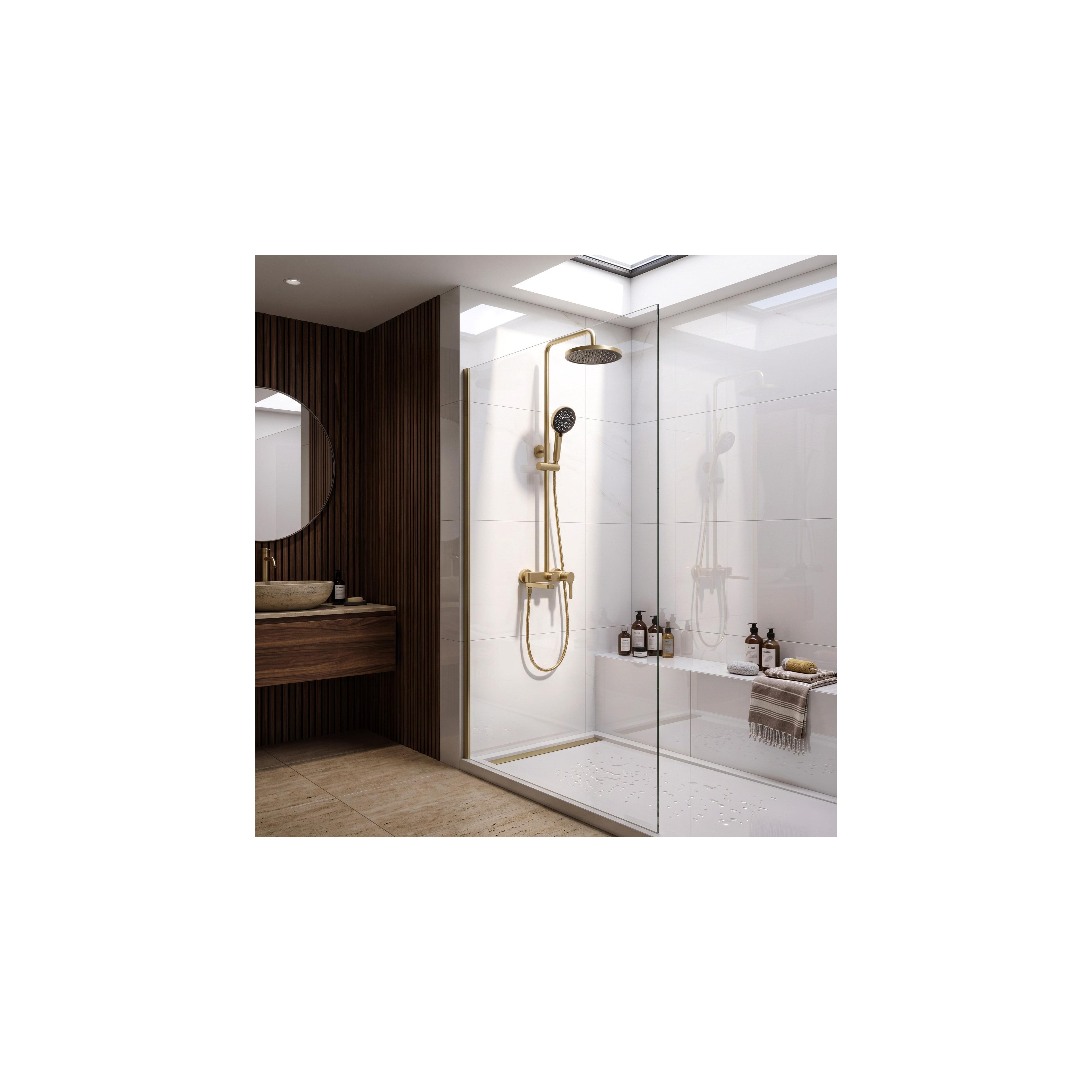 Shower set PREMIUM Rea Maxim Brush Gold