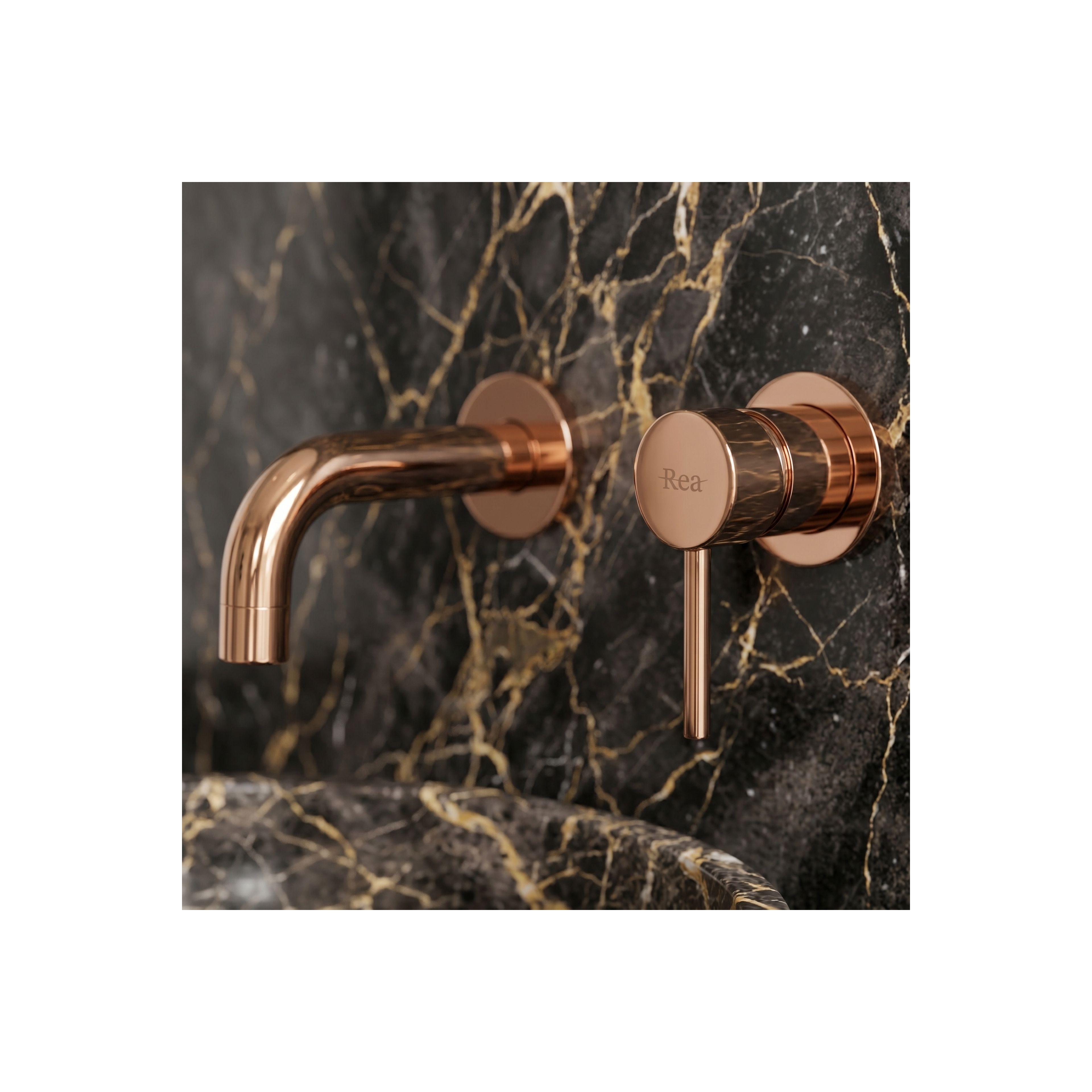 Wall Mounted faucet Rea Lungo Copper + BOX