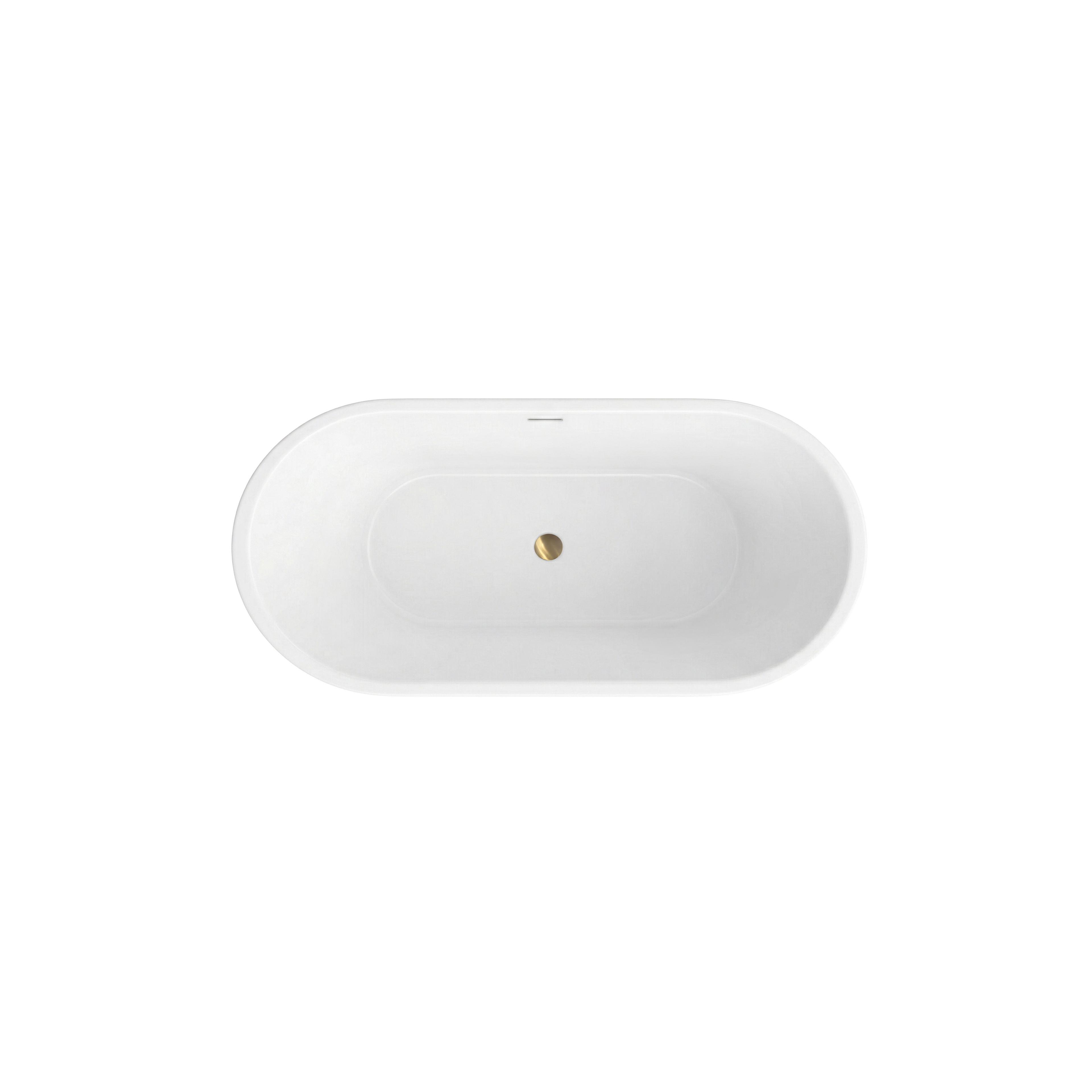 Baignoire autoportante en acrylique Olivia 170