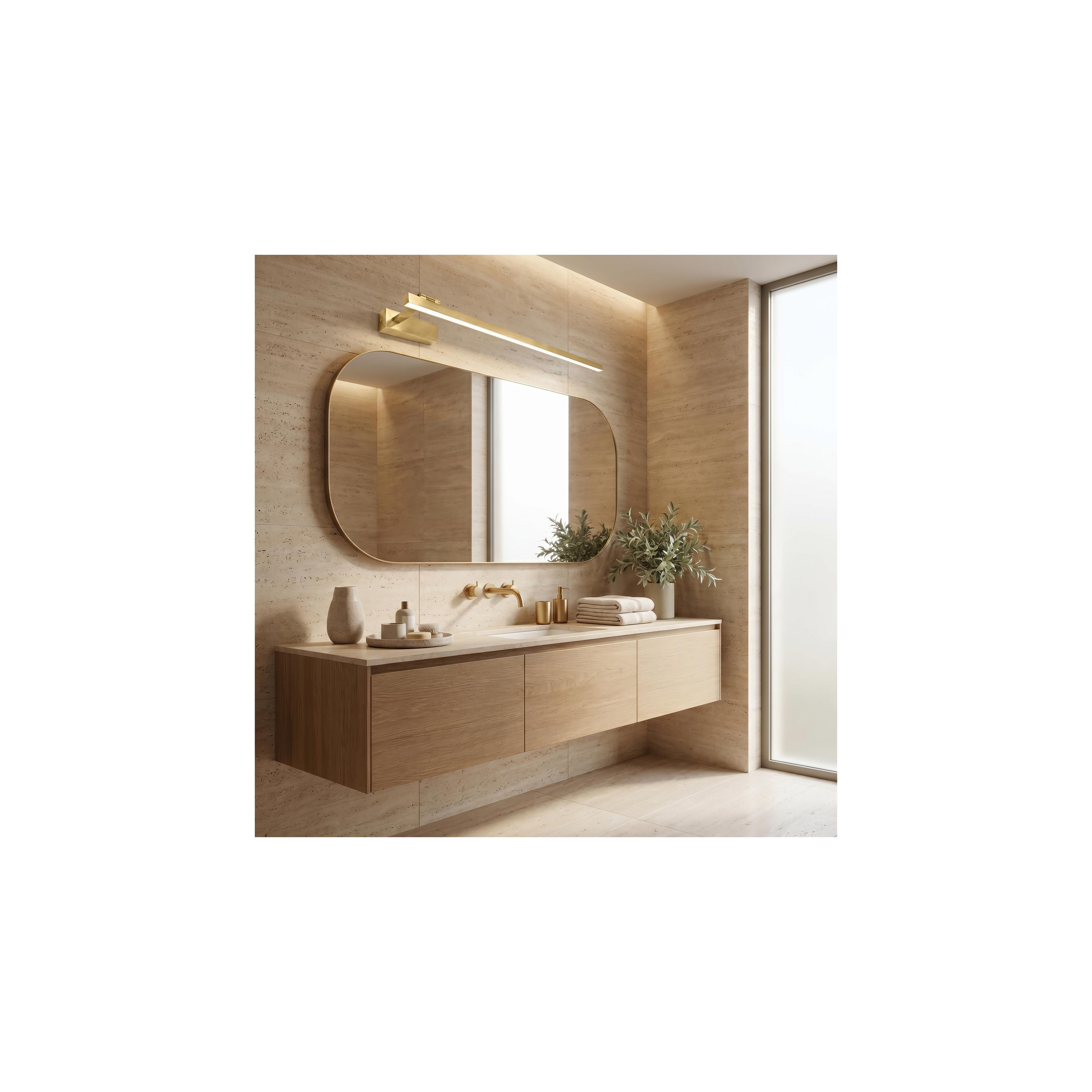 Vannitoa seina LED-valgusti SWE033-1W 80cm BRUSH GOLD