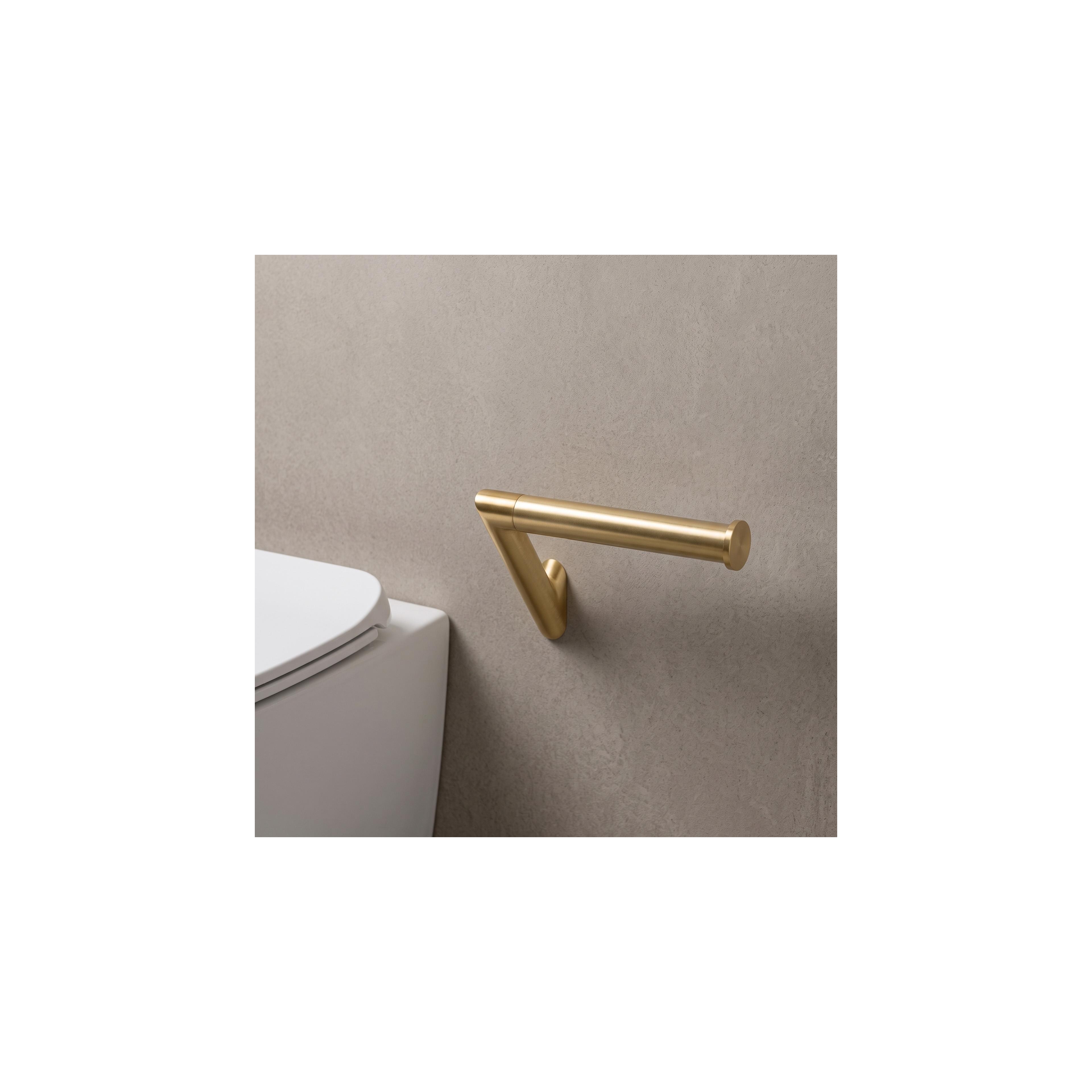 Toilet paper holder Will Brush Gold