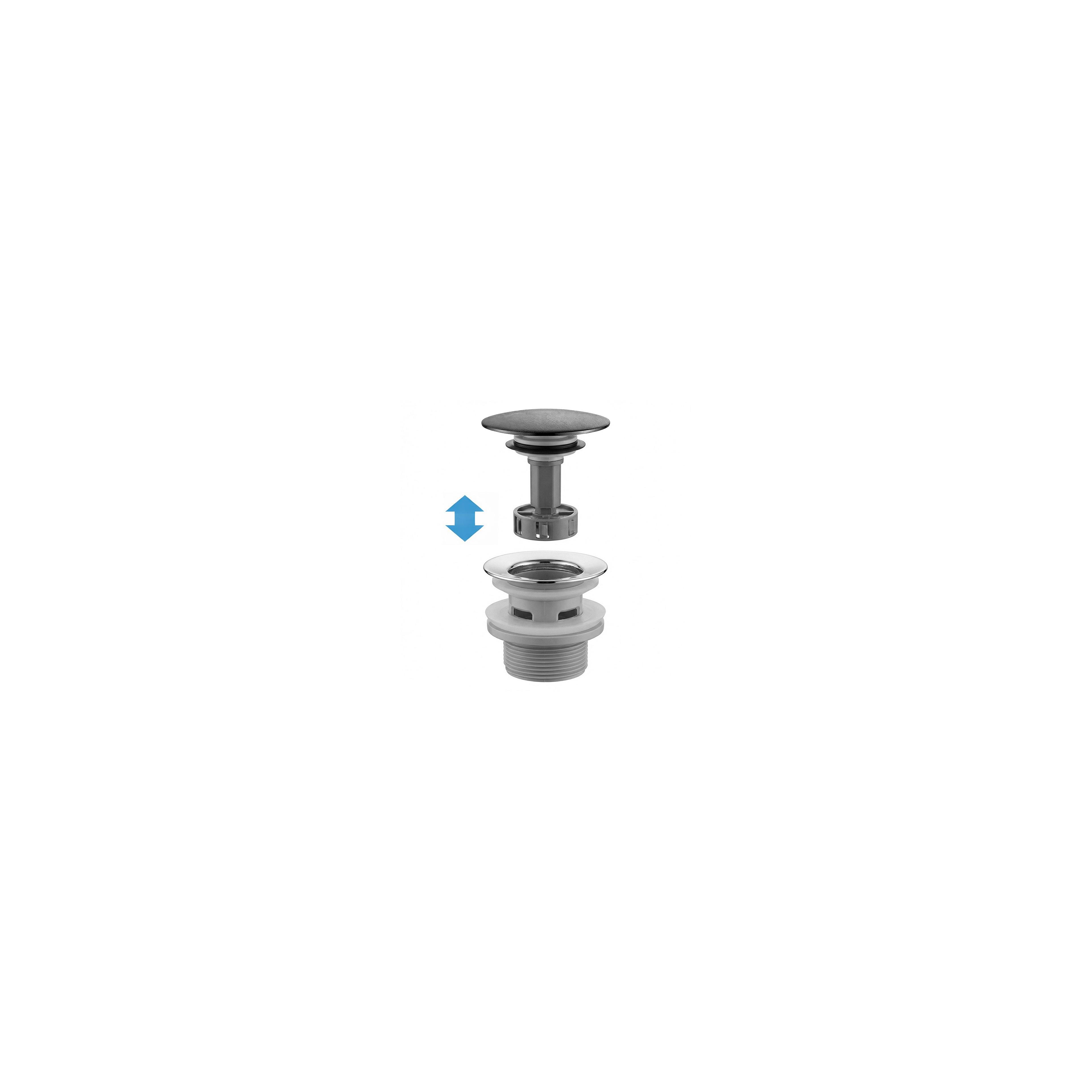 Washbasin siphon with click-clack drain REA Flow Titan