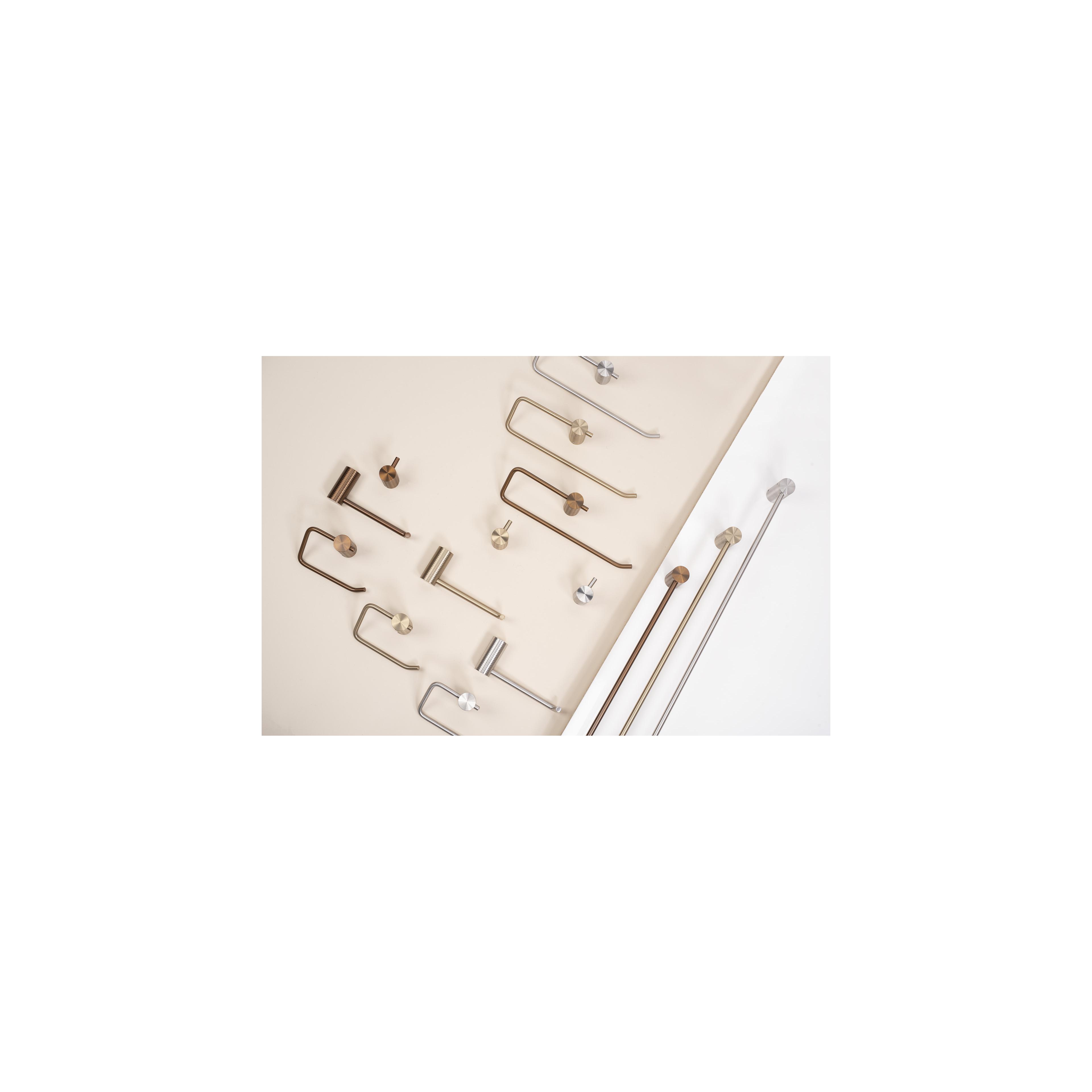Cabide de banheiro com braço único 9703 Prism Brush Nickle