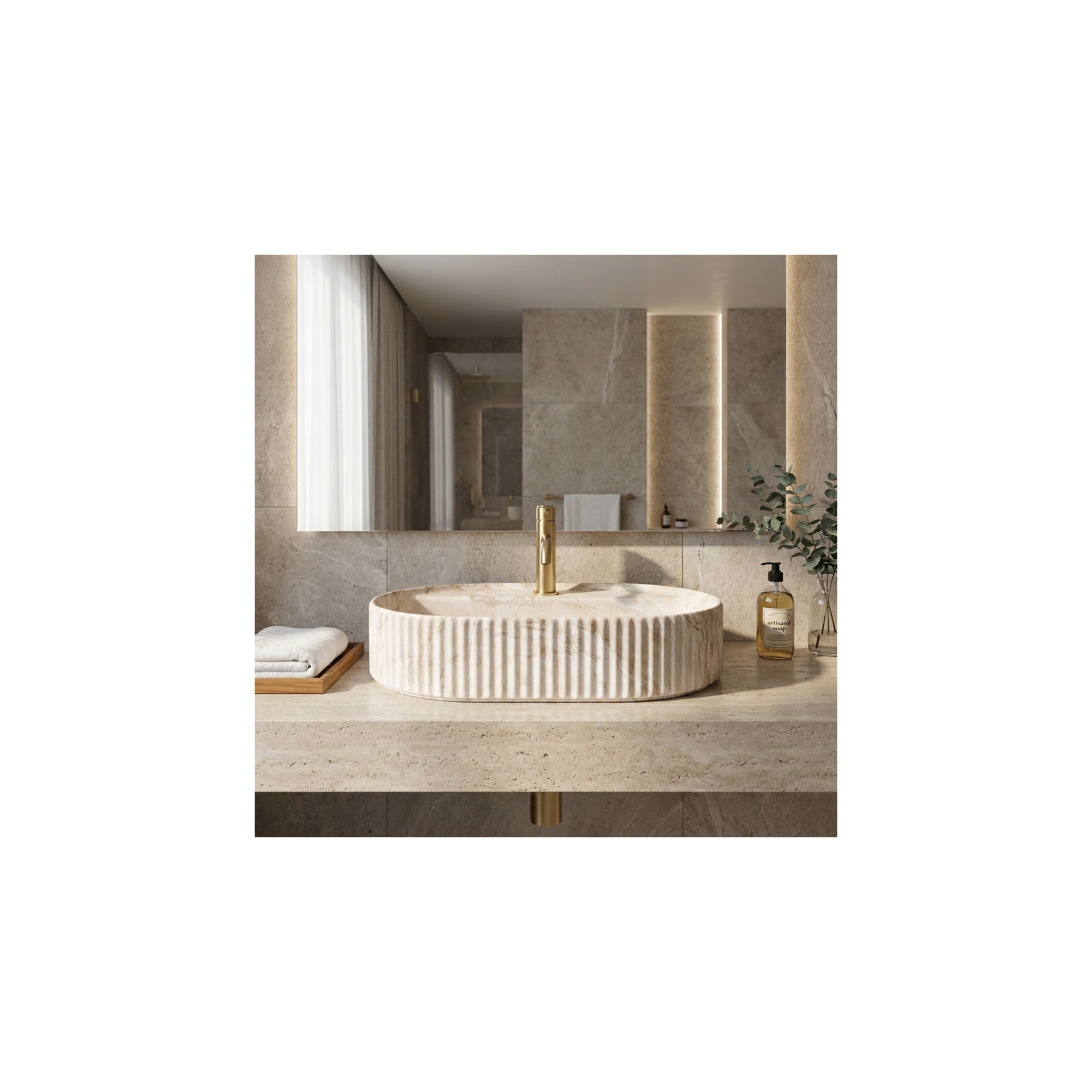 Countertop washbasin Rea Marcela 60 Saturn