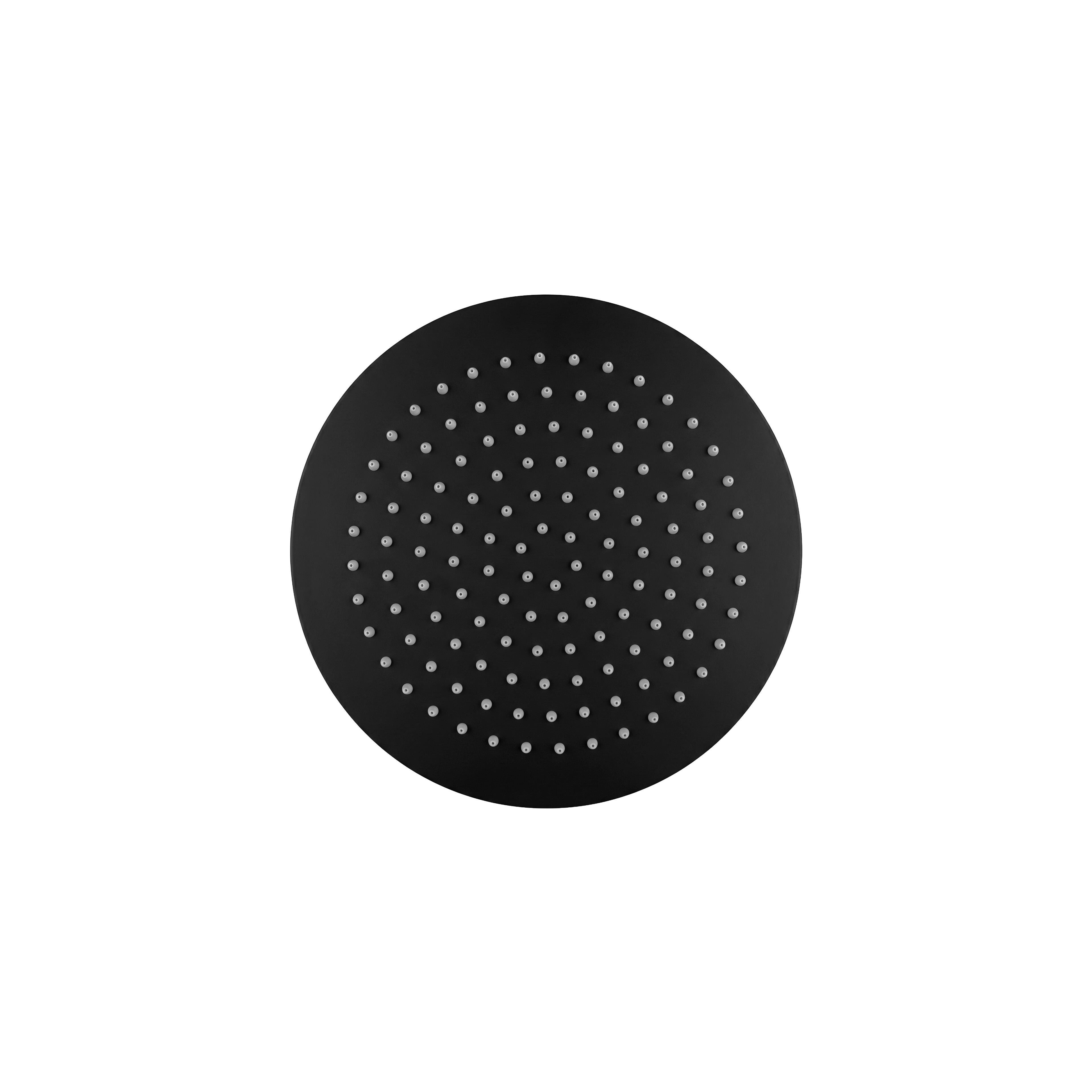 Στρογγυλή κεφαλή ντους REA JS-P014B 25cm Black