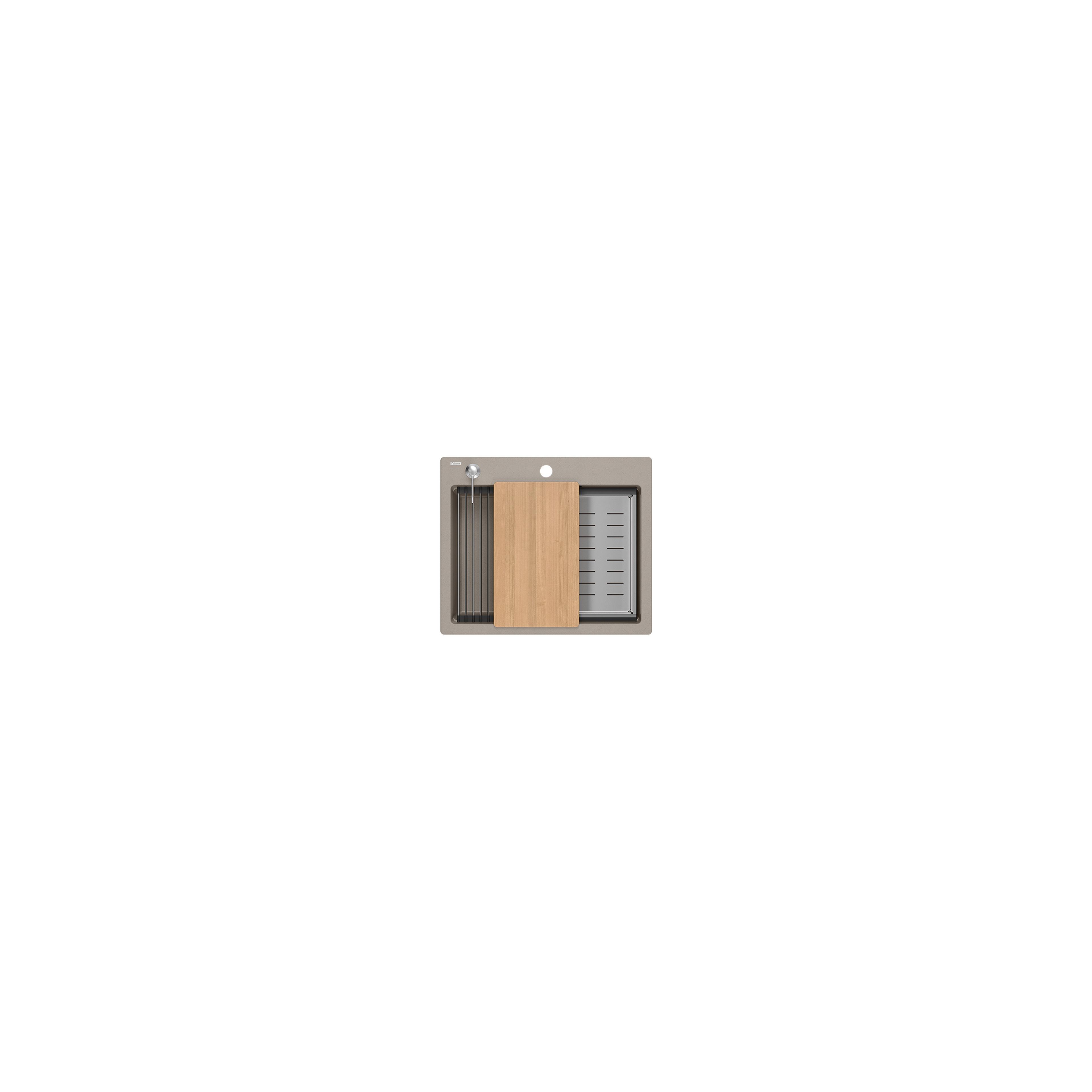 évier en granit KURT 110 WORKSTATION BEIGE