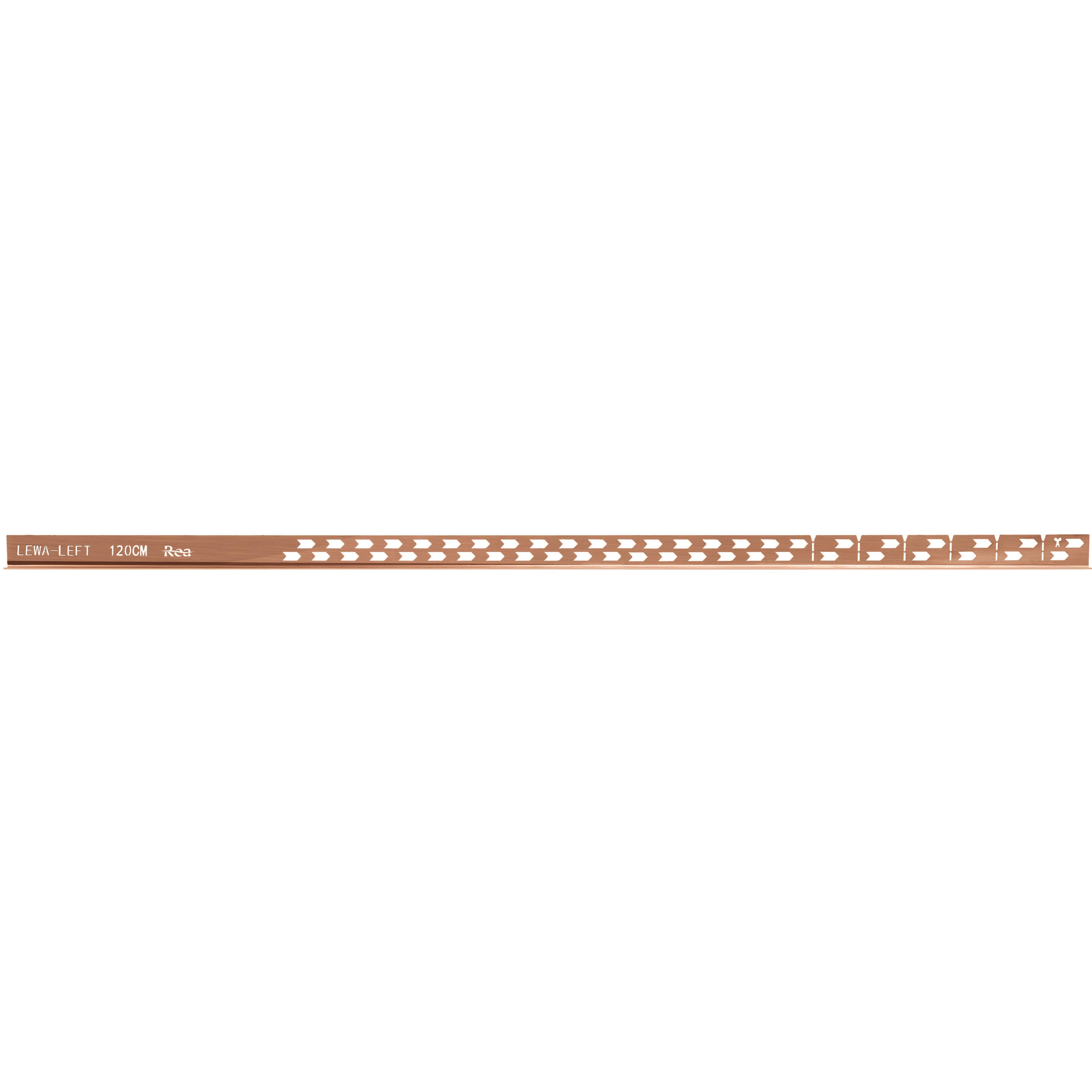 Profil de panta cadita de dus 120cm Brush Copper