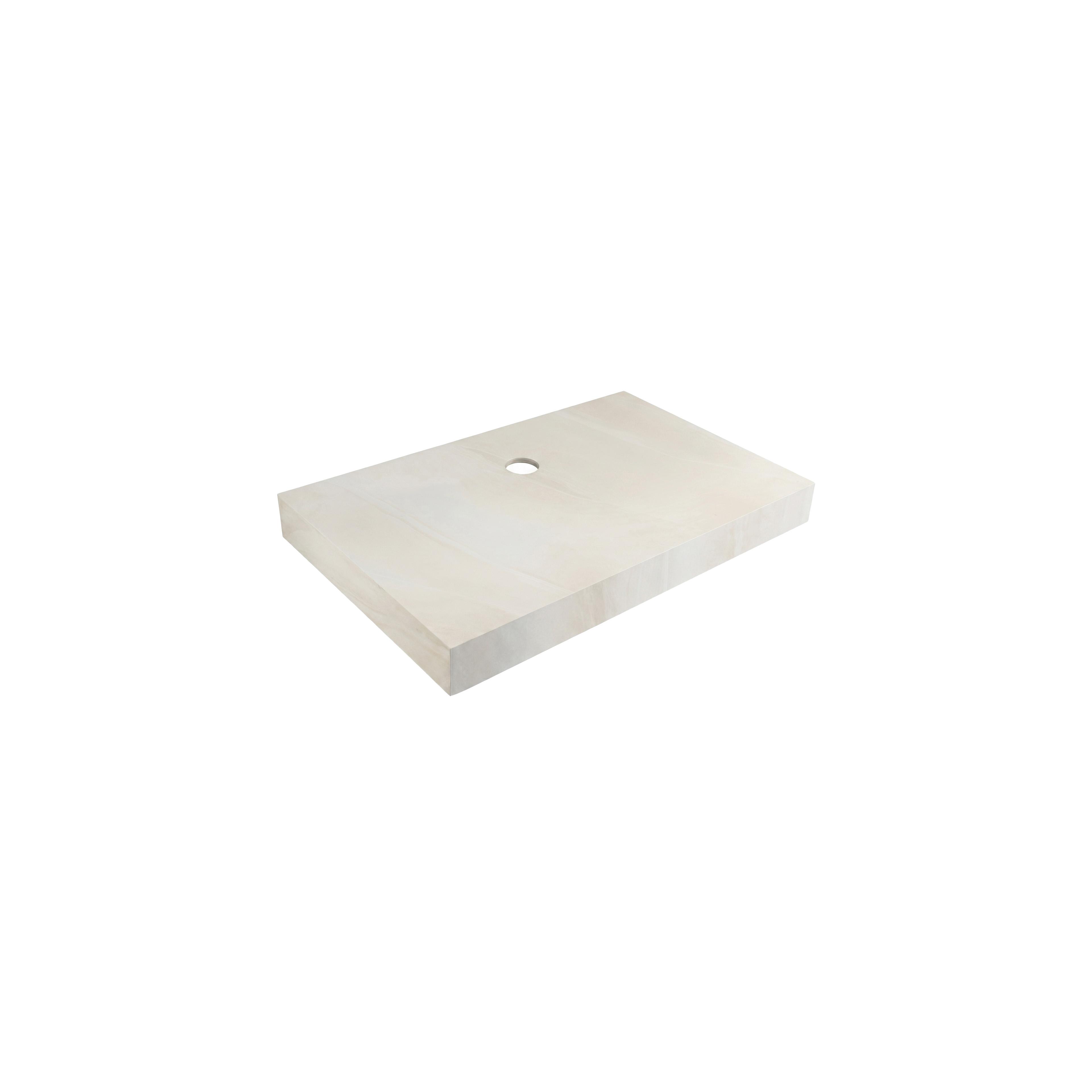 Wandwaschbecken mit Ablage Rea Apollo Gran Cloud Sky 80