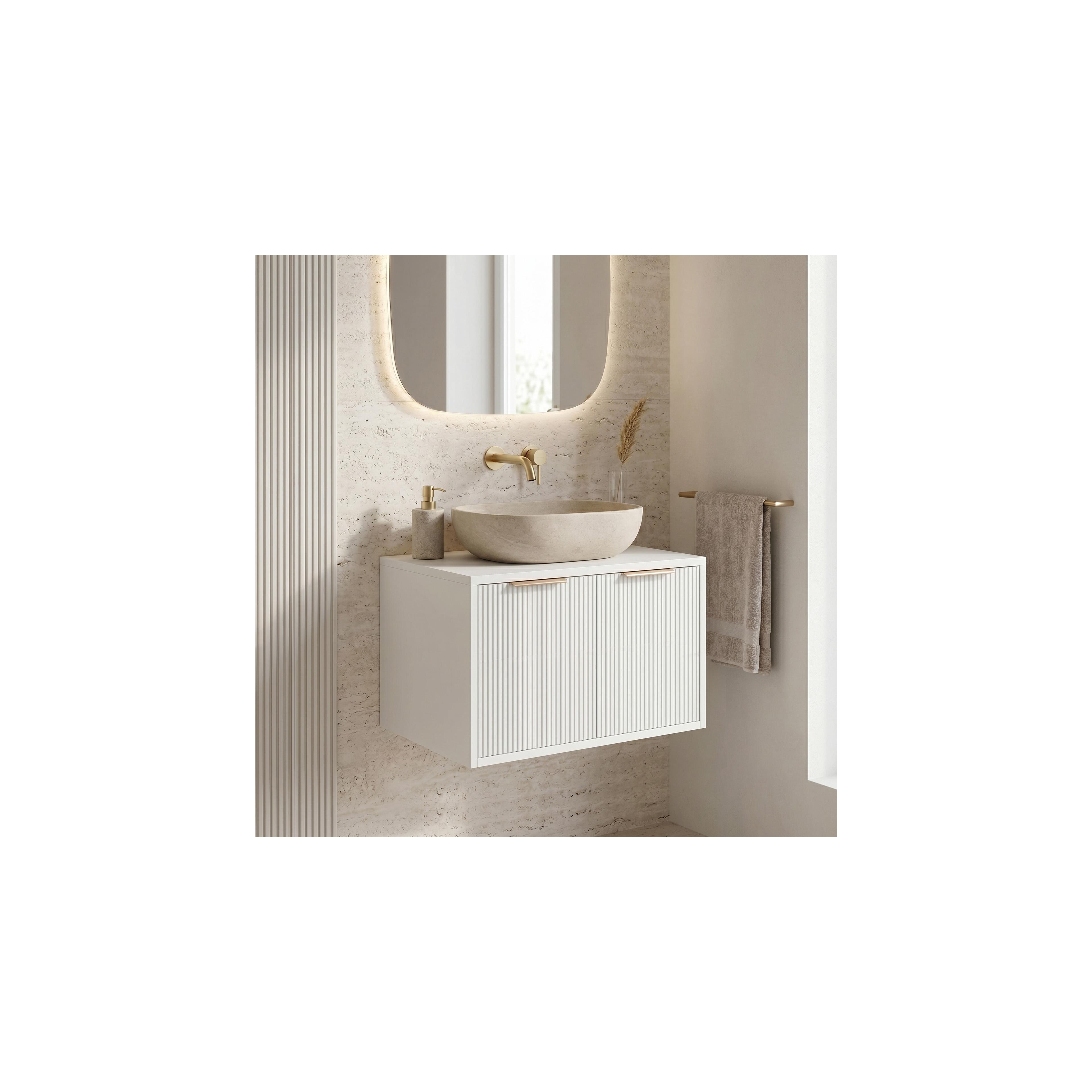 Bathroom vanity cabinet Rea Core 60cm White