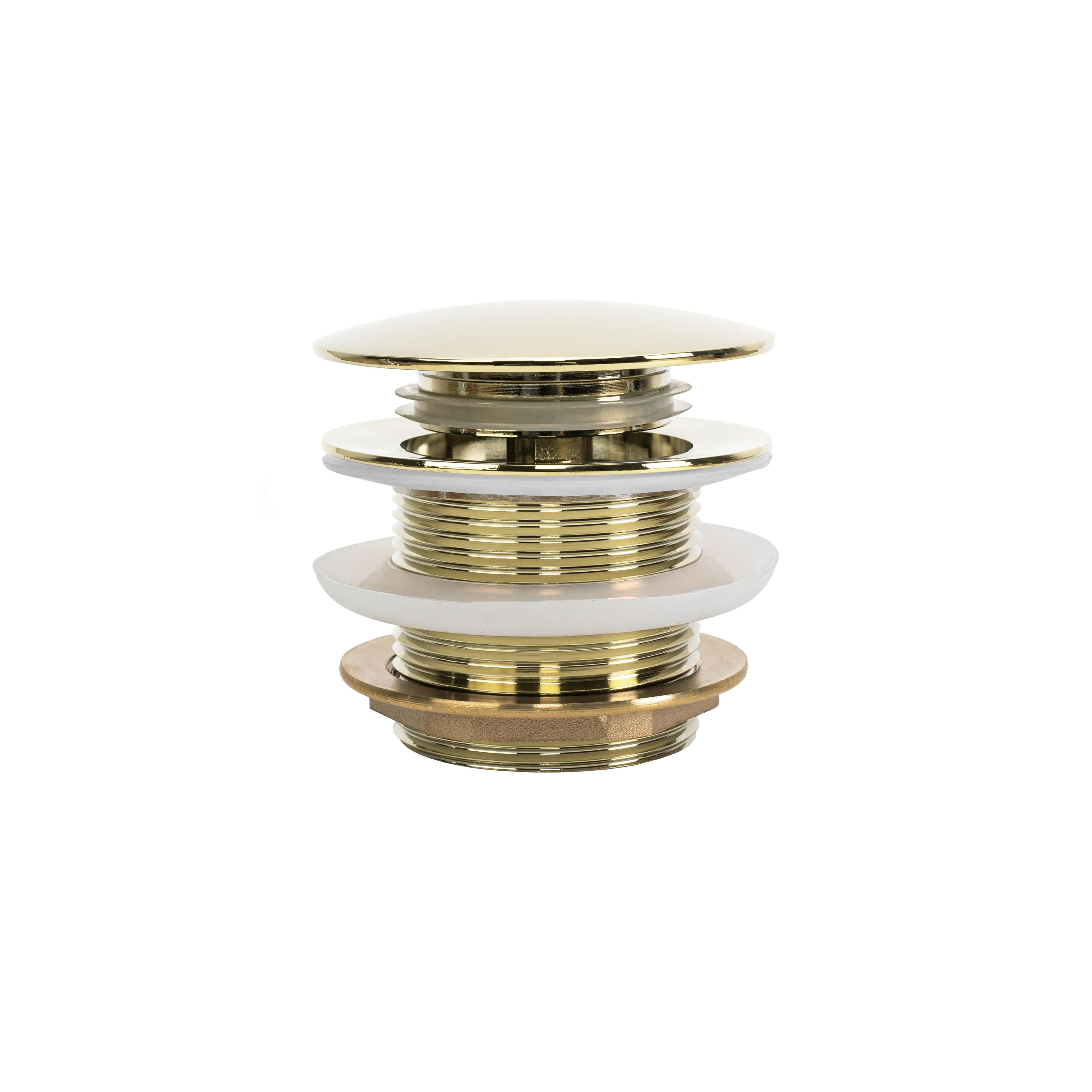 Univerzální vanová výpusť REA Click-clack - Gold