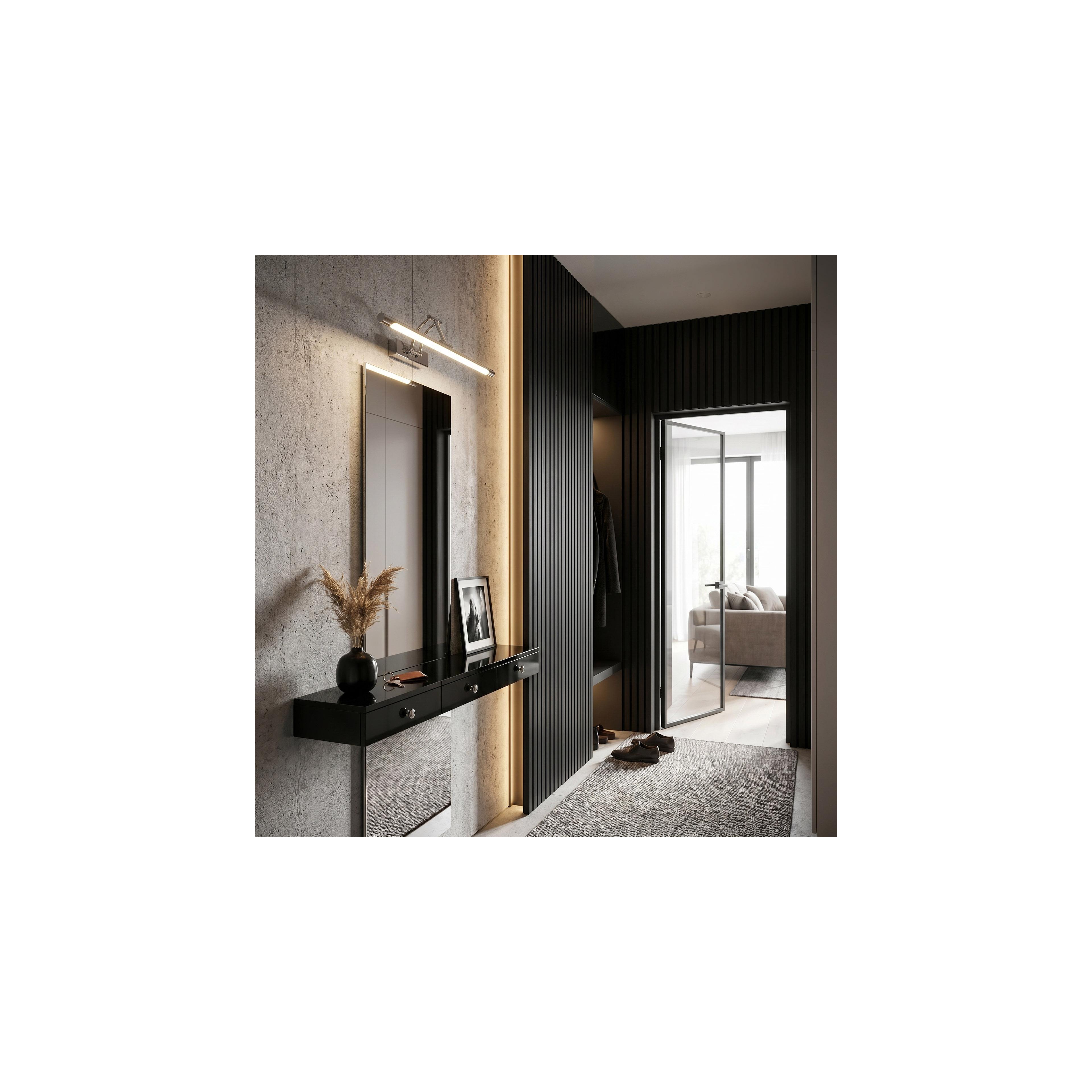 Badrum vägg LED-lampa SWE016-1W 42cm Chrome