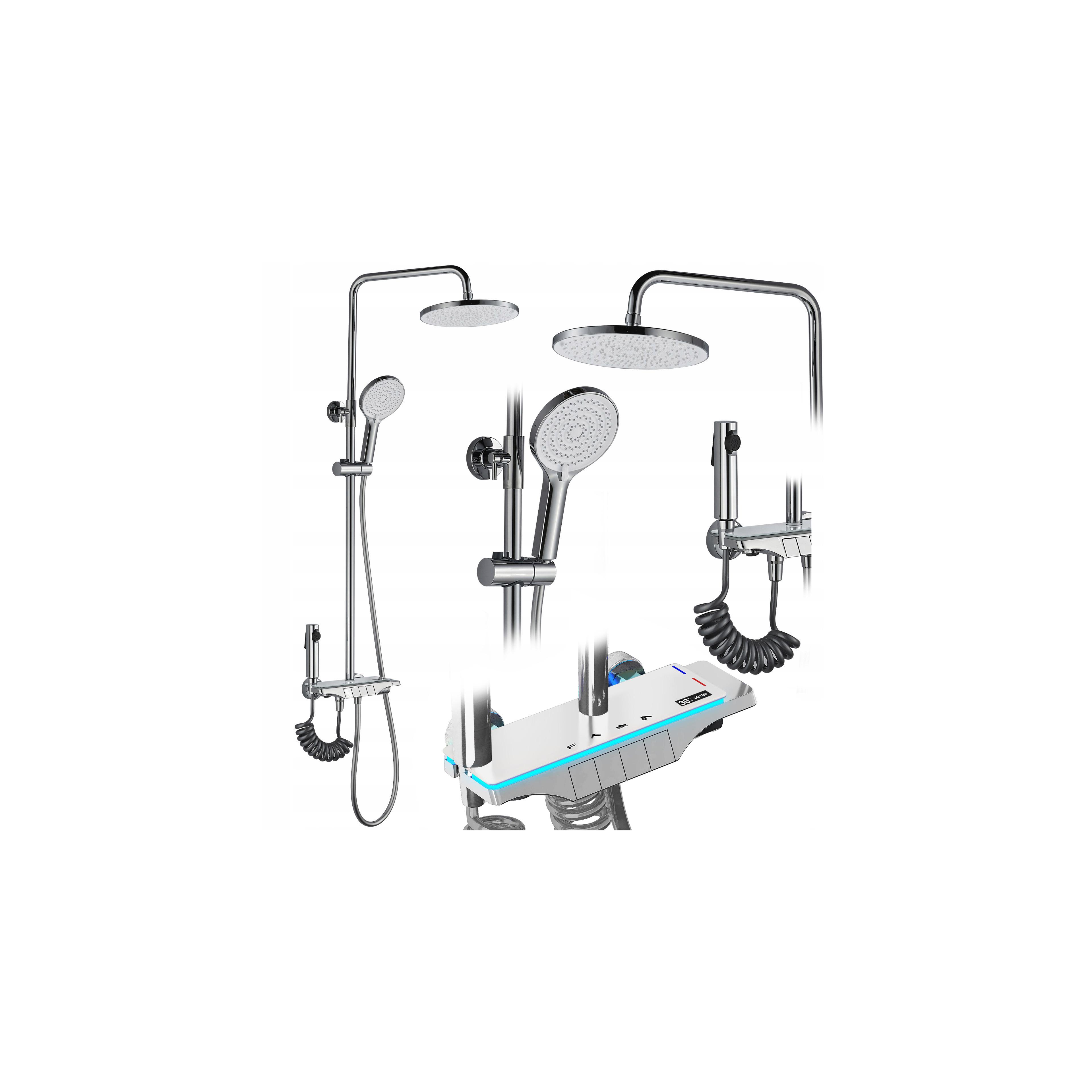 Shower set REA Savio Led Chrome