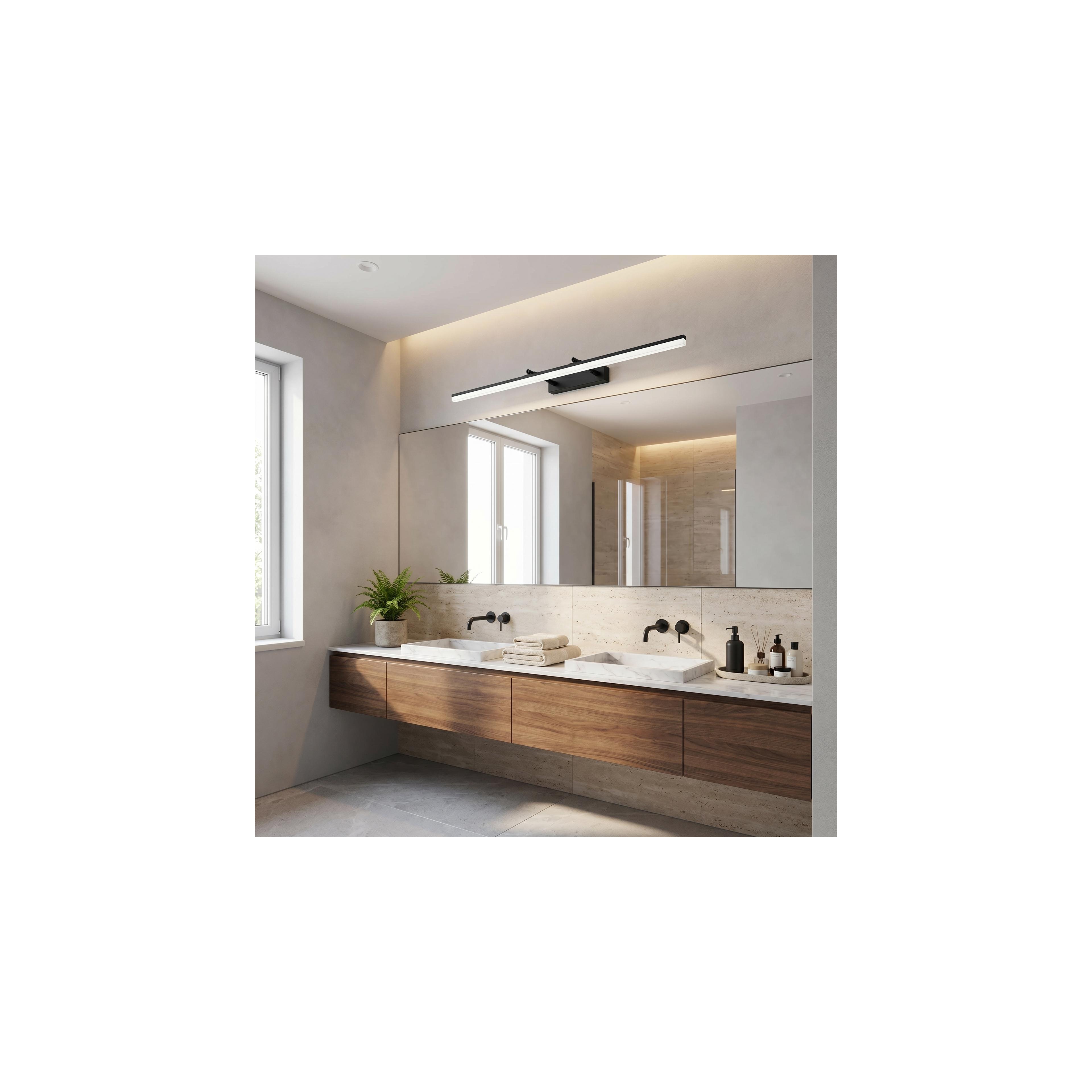 Badkamer LED-wandlamp APP1880-1W 80cm BLACK