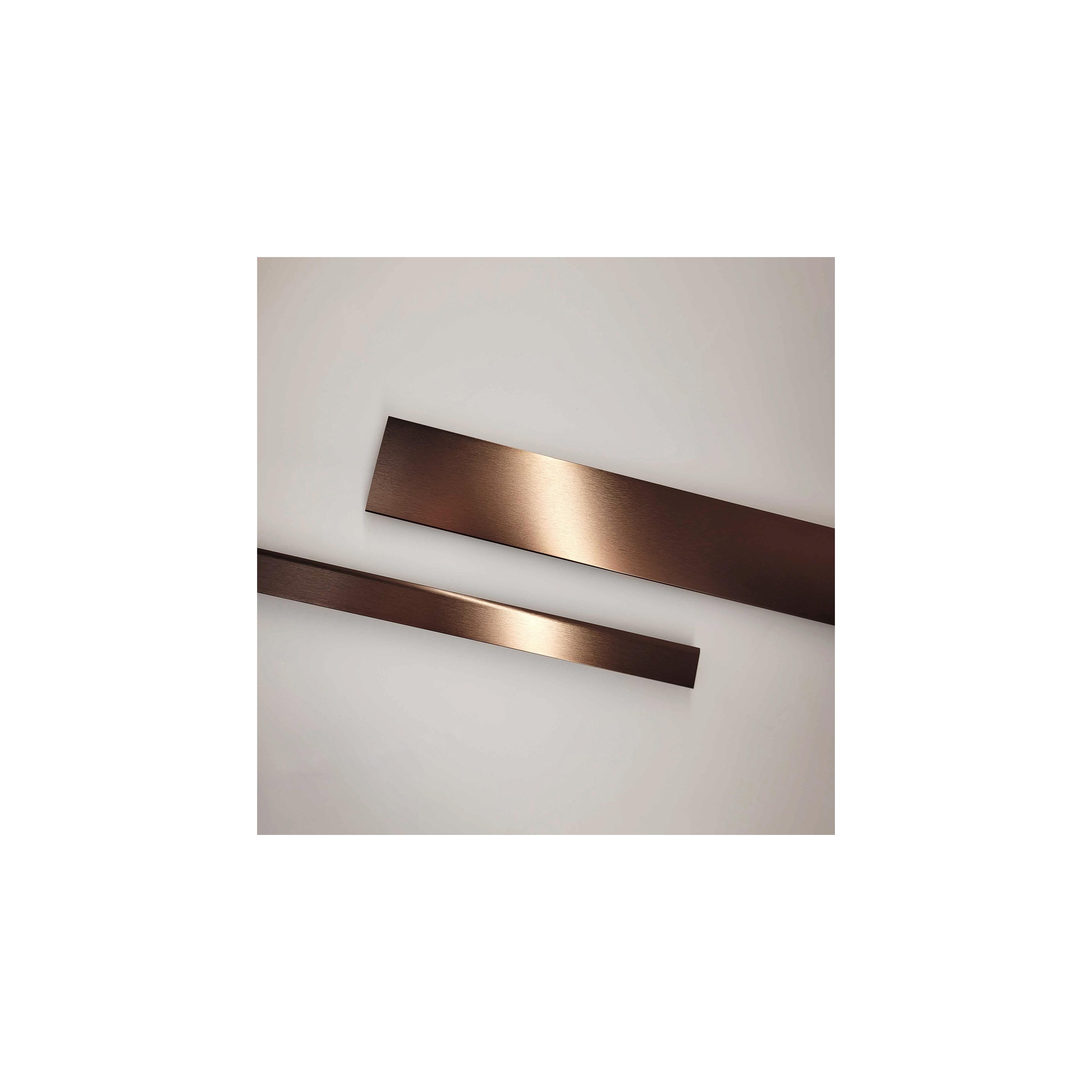 Cabine de douche Rea City 80x100  Brush Copper