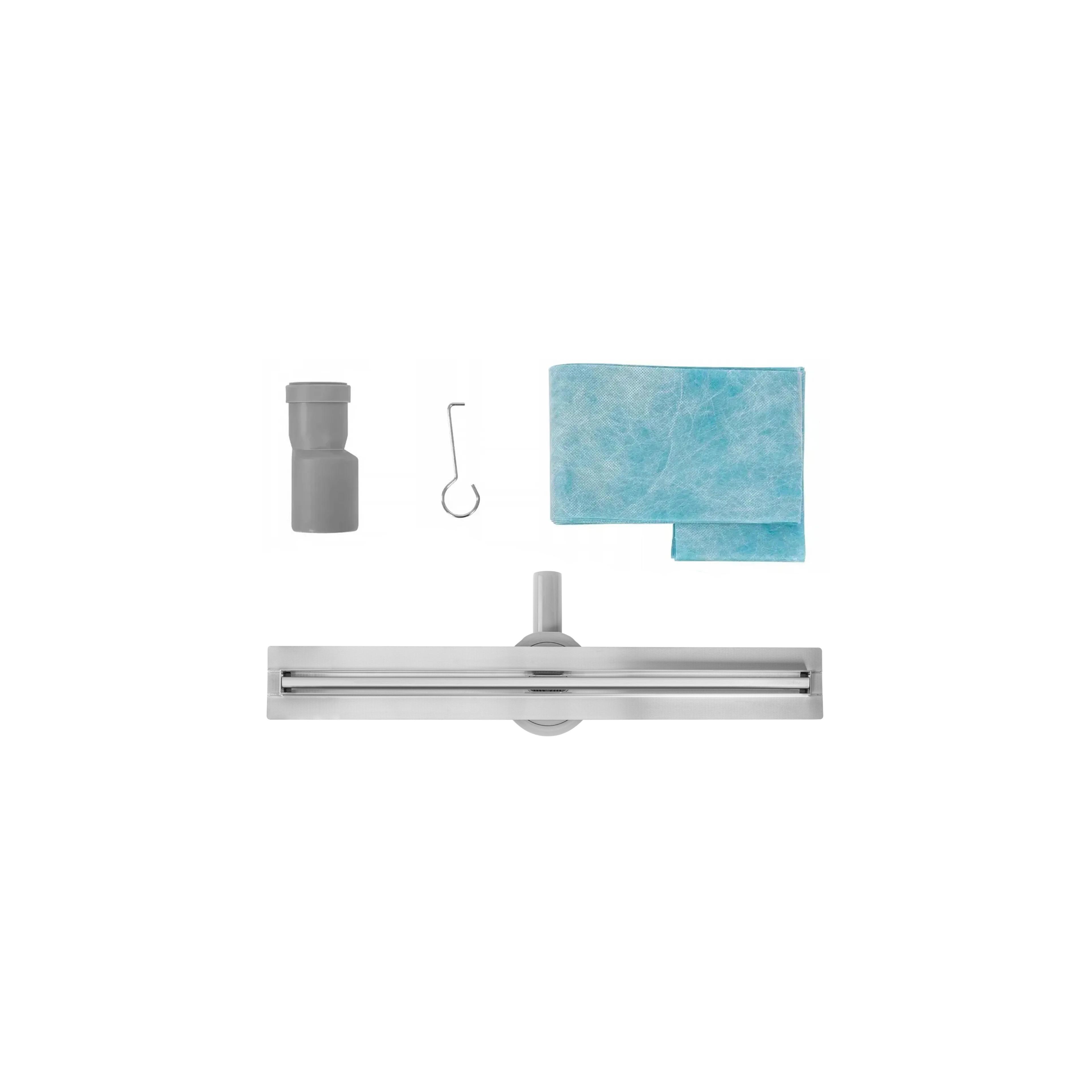 Linear drainage REA Neox Slim pro NICKIEL BRUSH 60