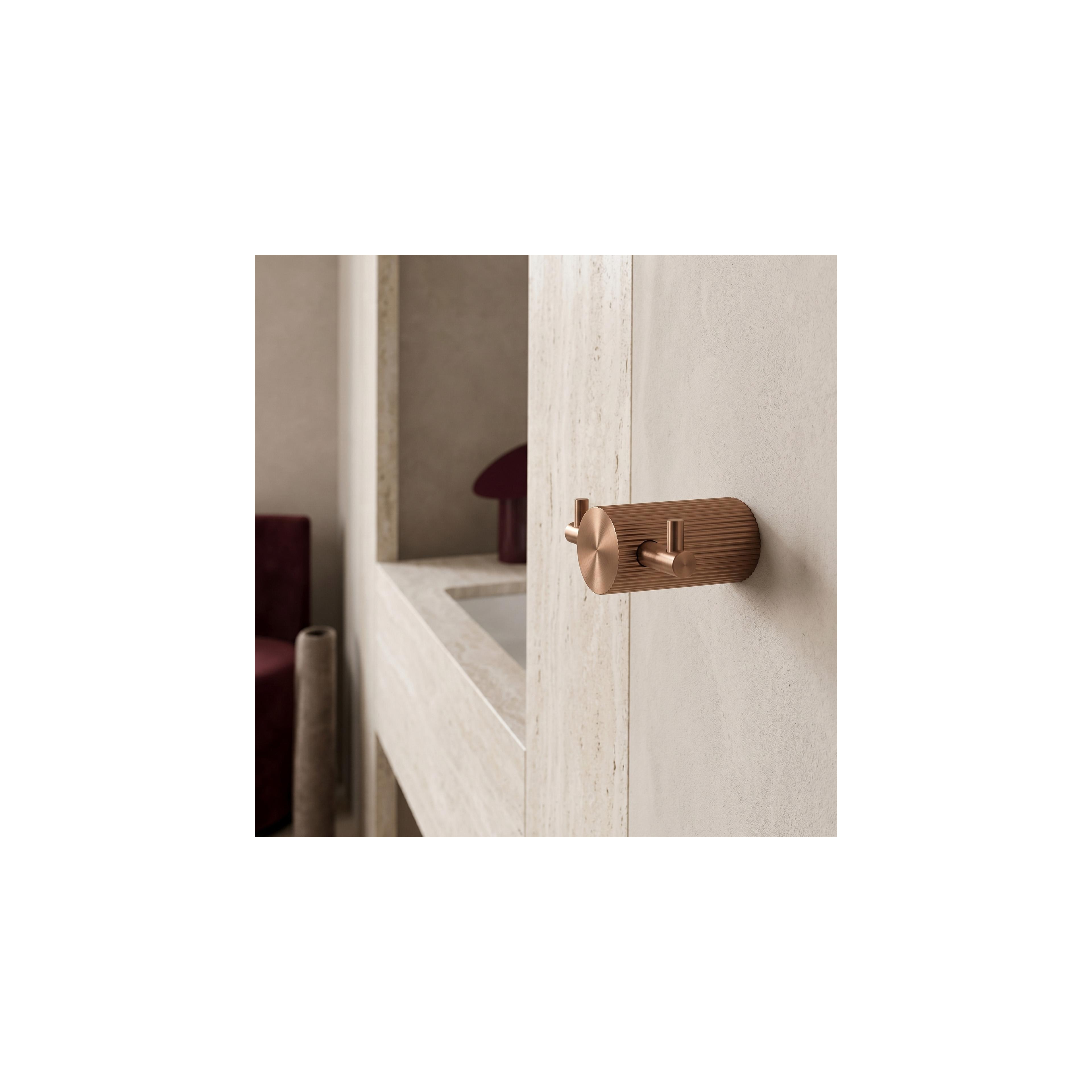 Gancho de casa de banho 64104A SOLO Brush Copper