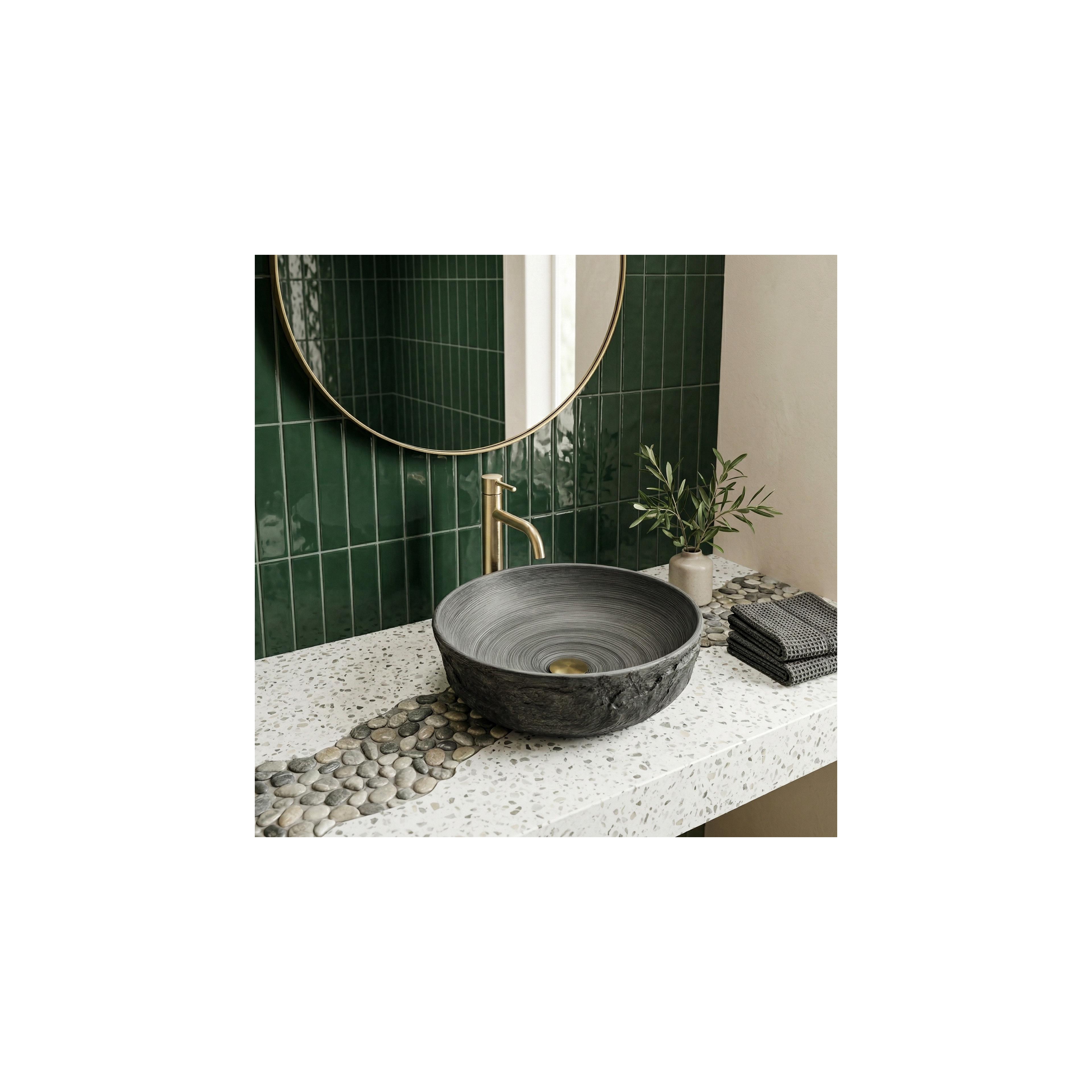 Countertop washbasin Rea Babilon Silver