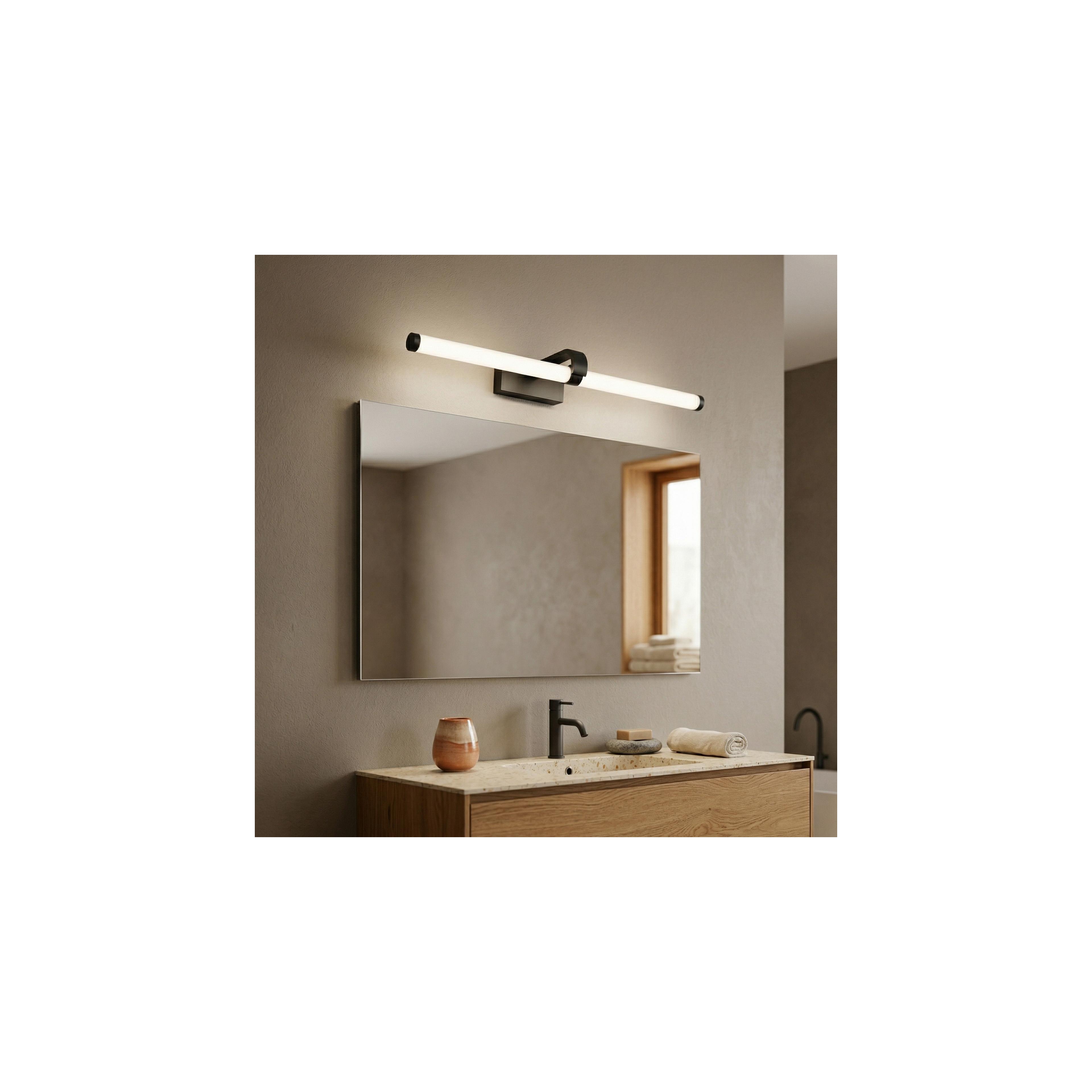 Badrum vägg LED-lampa APP1888-1W 60cm BLACK