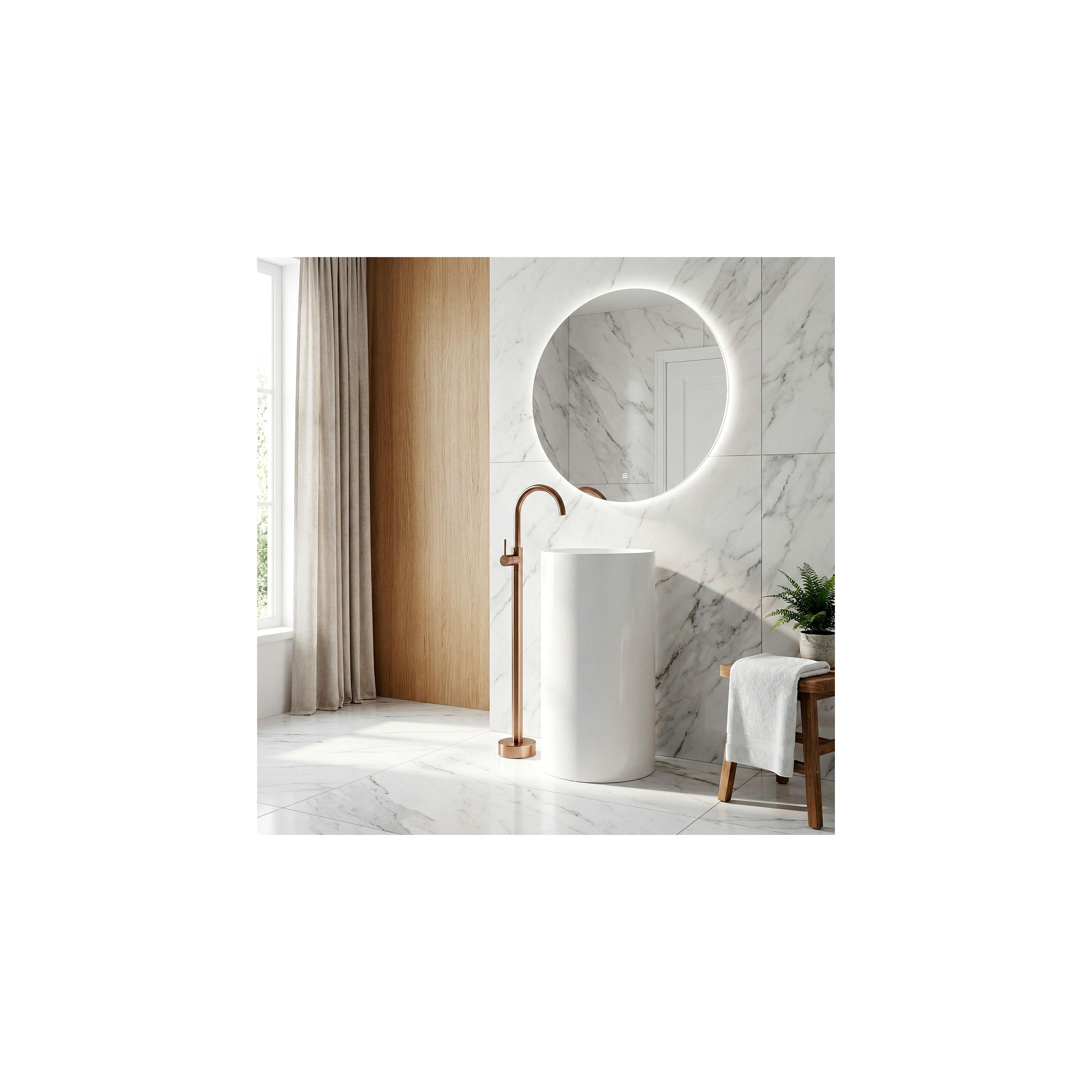 Robinet de lavabo Rea Lungo Brush Copper