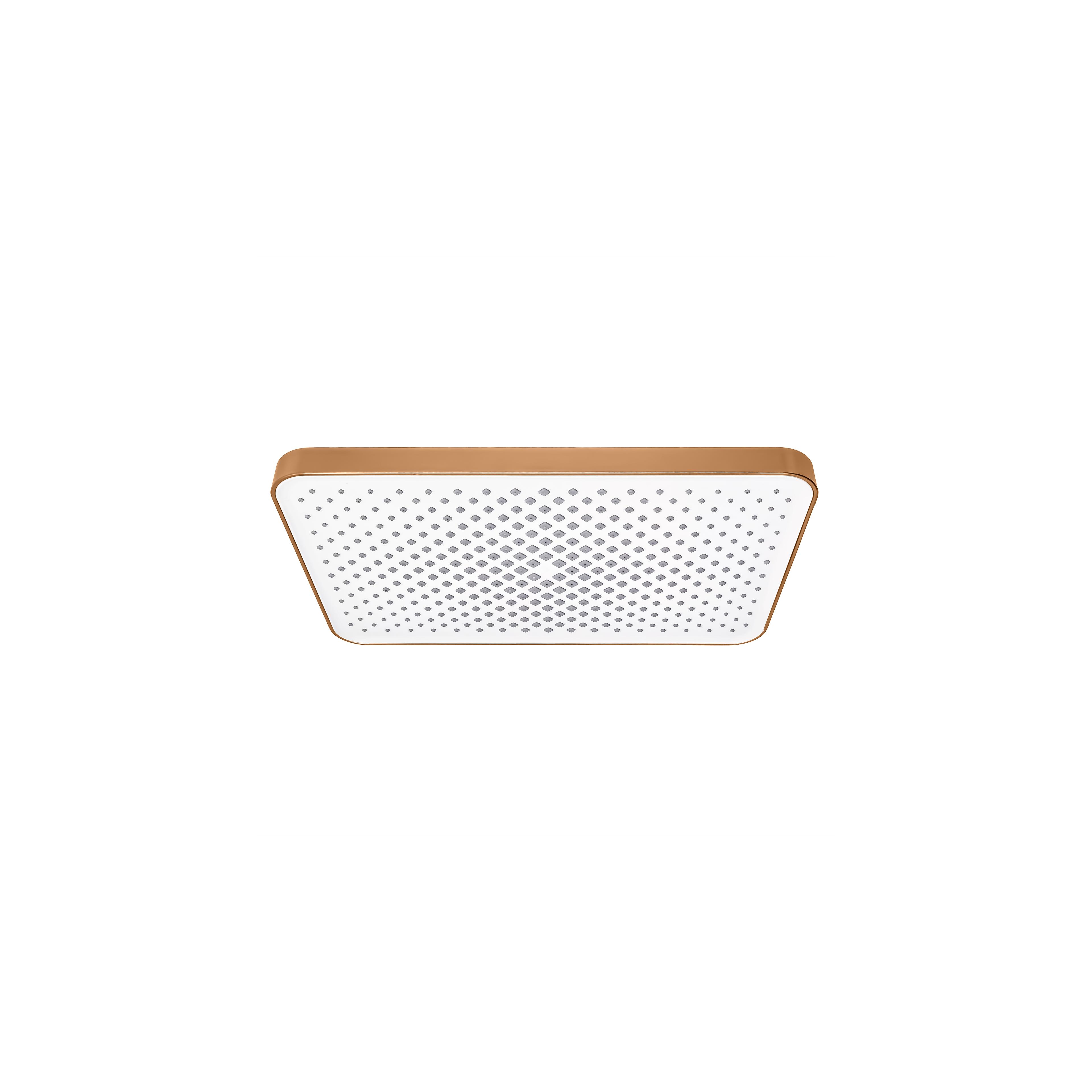 Stačiakampė lietaus dušo galva REA JS-032 Brushed Copper