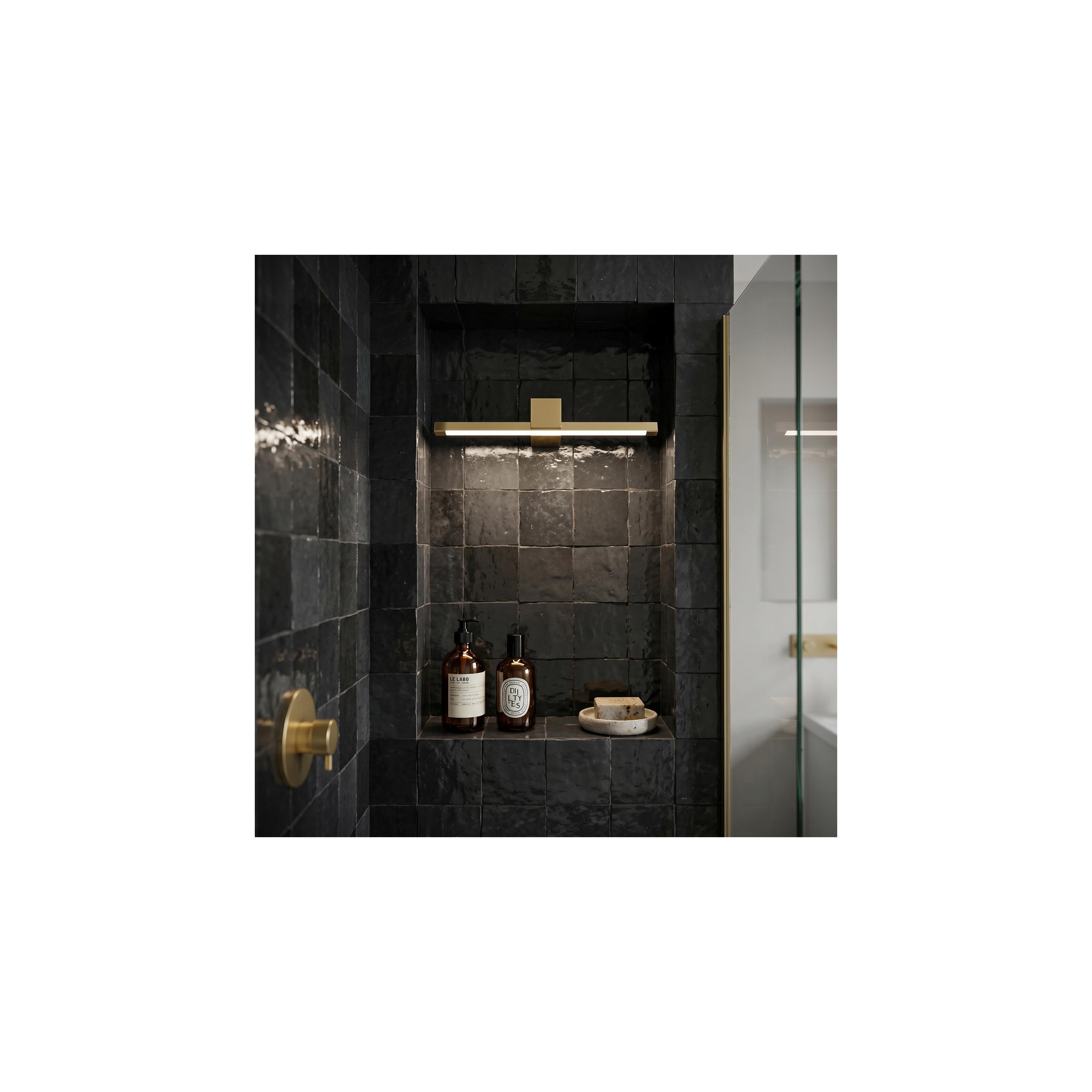 Badrum vägg LED-lampa SWE043-1W 40cm GOLD