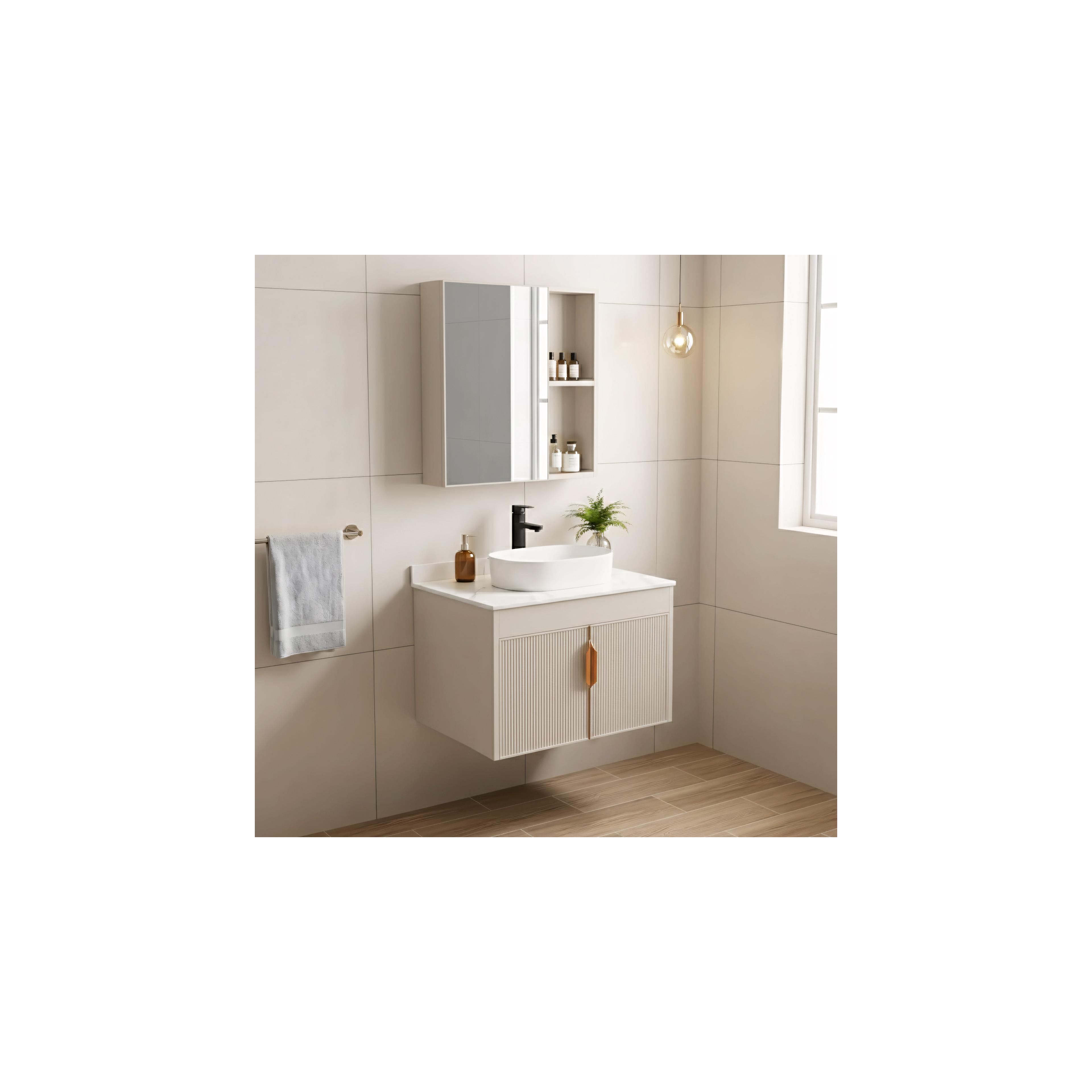 Zestaw mebli łazienkowych z blatem Modo 60cm Beige