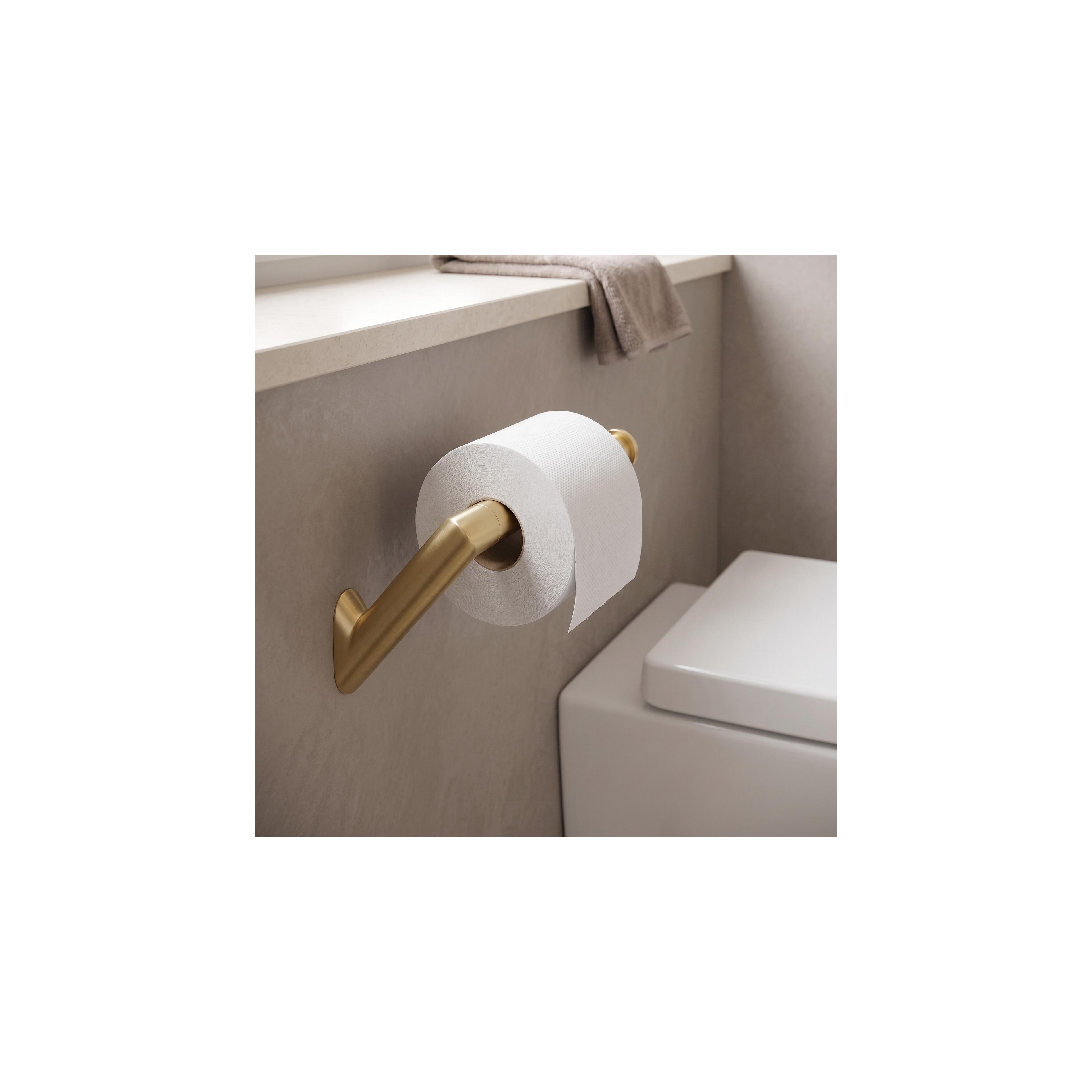 Toilet paper holder Will Brush Gold