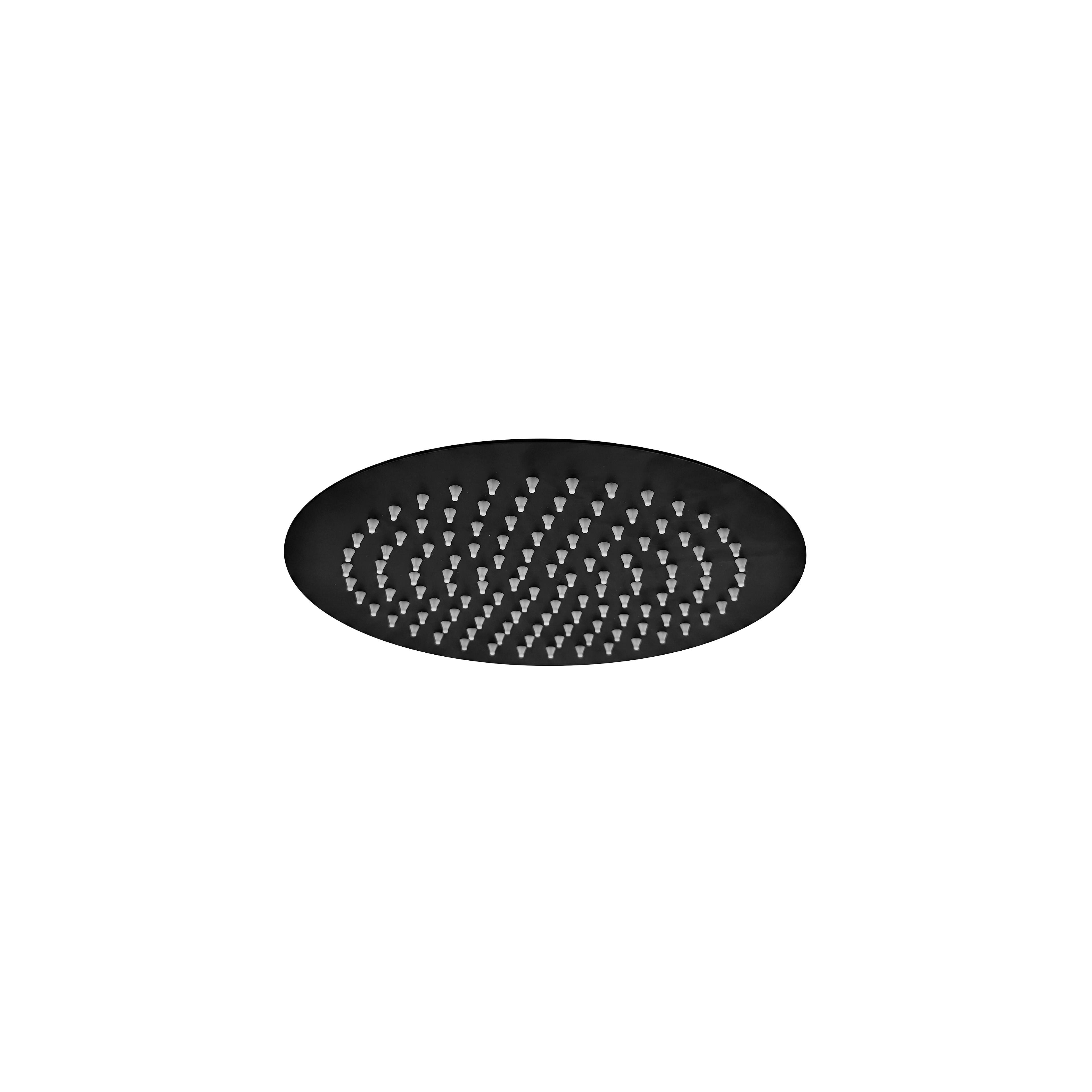 Στρογγυλή κεφαλή ντους REA JS-P014B 25cm Black