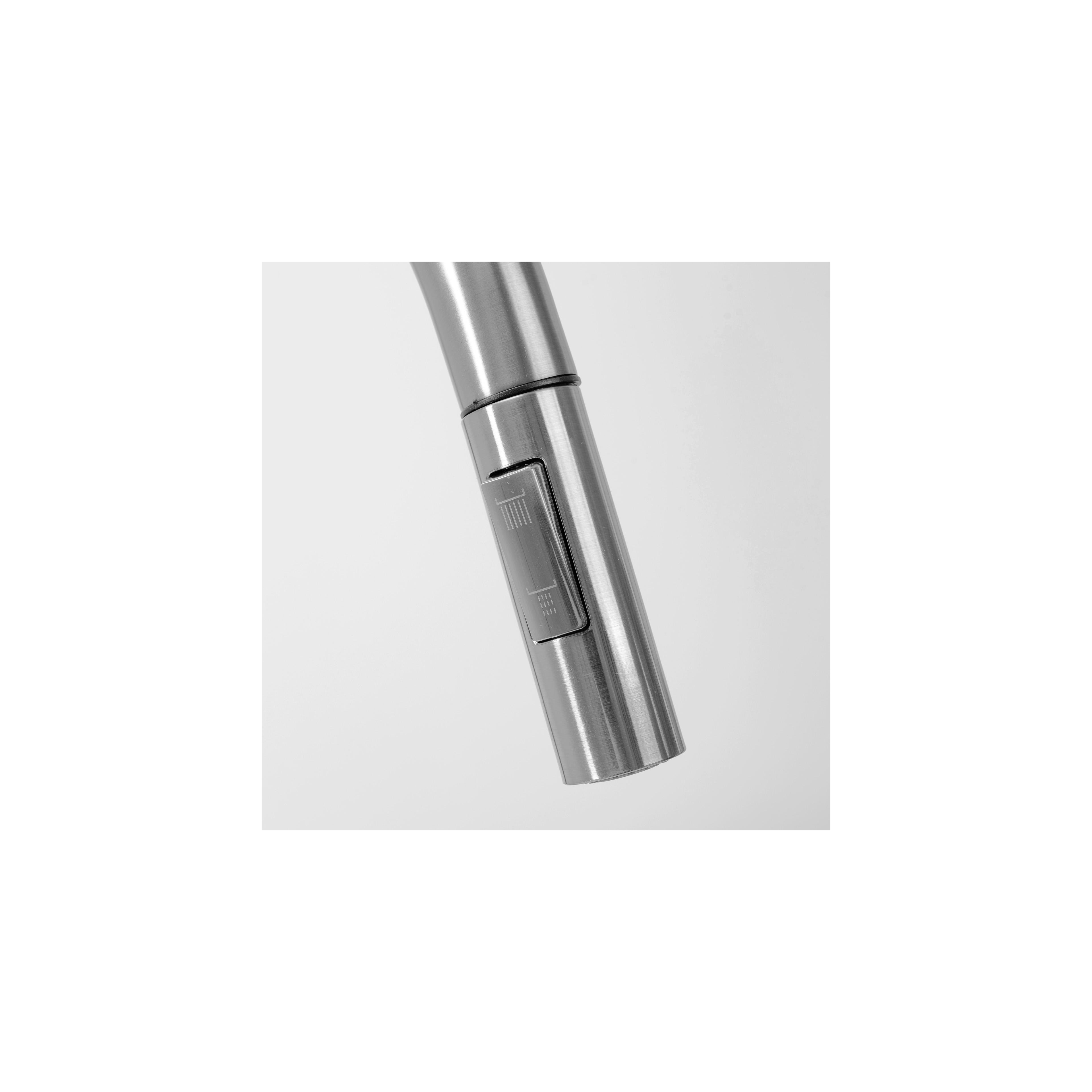 Air outlet with aerator for kitchen faucet REA Fresh Brush Steel