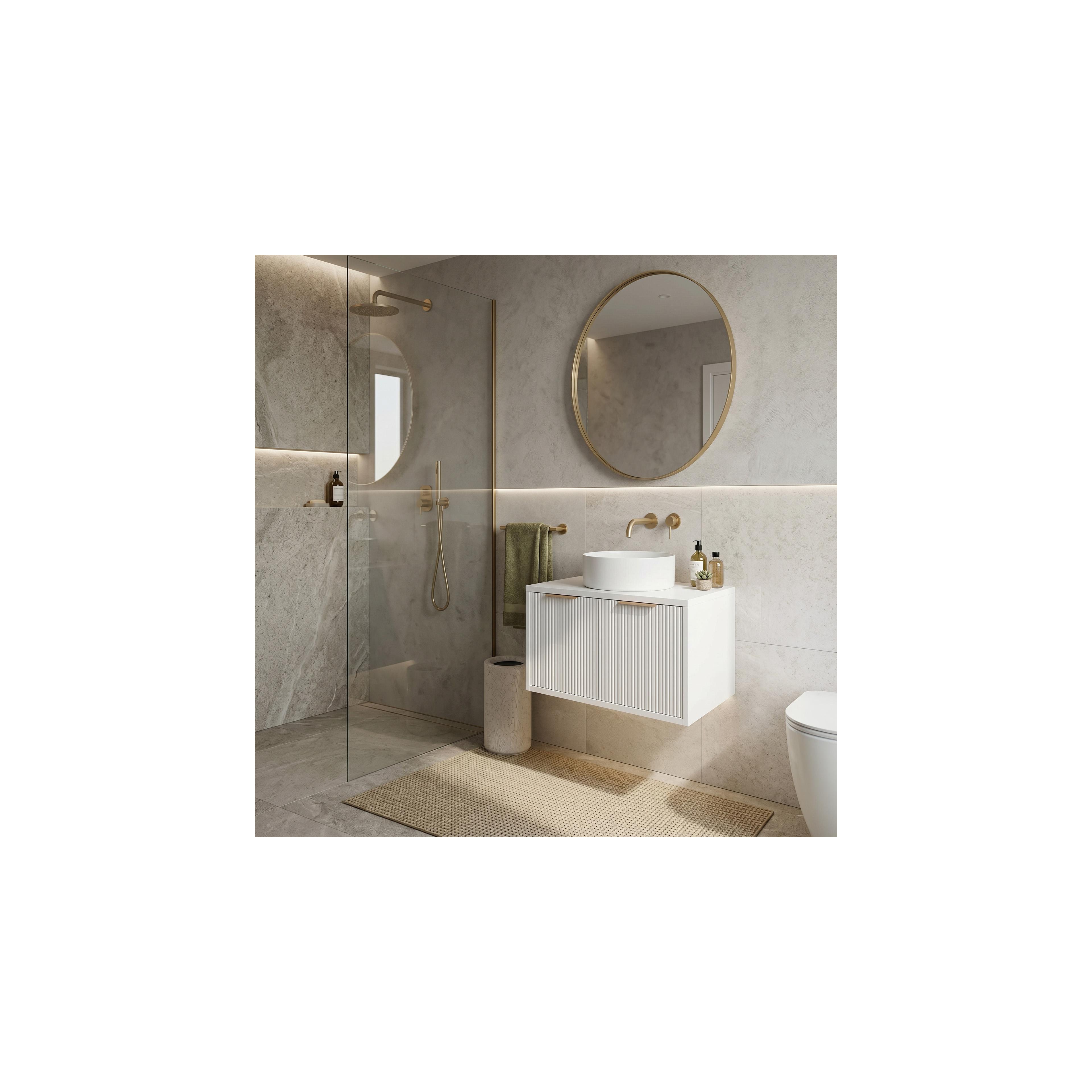 Bathroom vanity cabinet Rea Core 60cm White