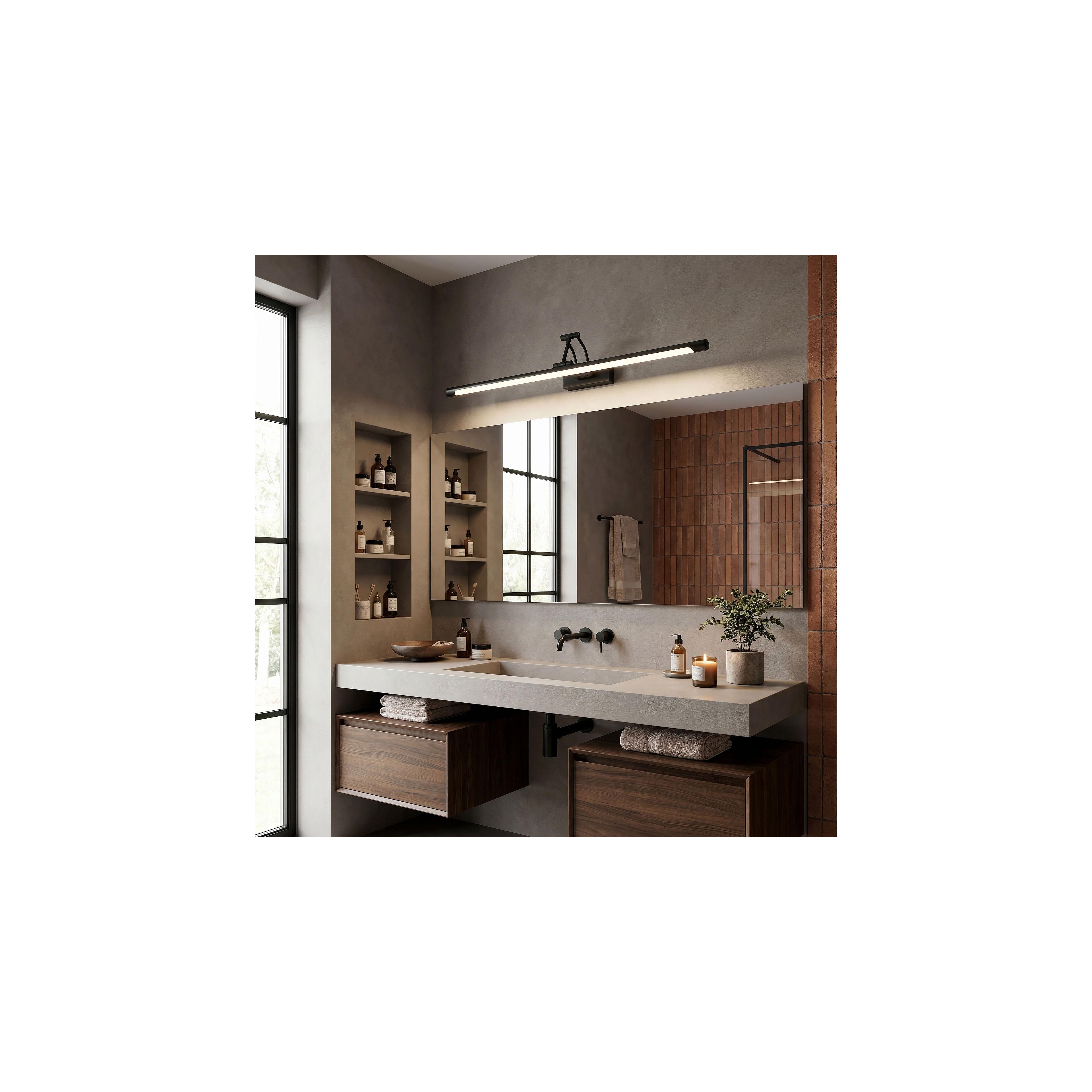 Bad LED-Wandleuchte SWE026-1W 60cm Black
