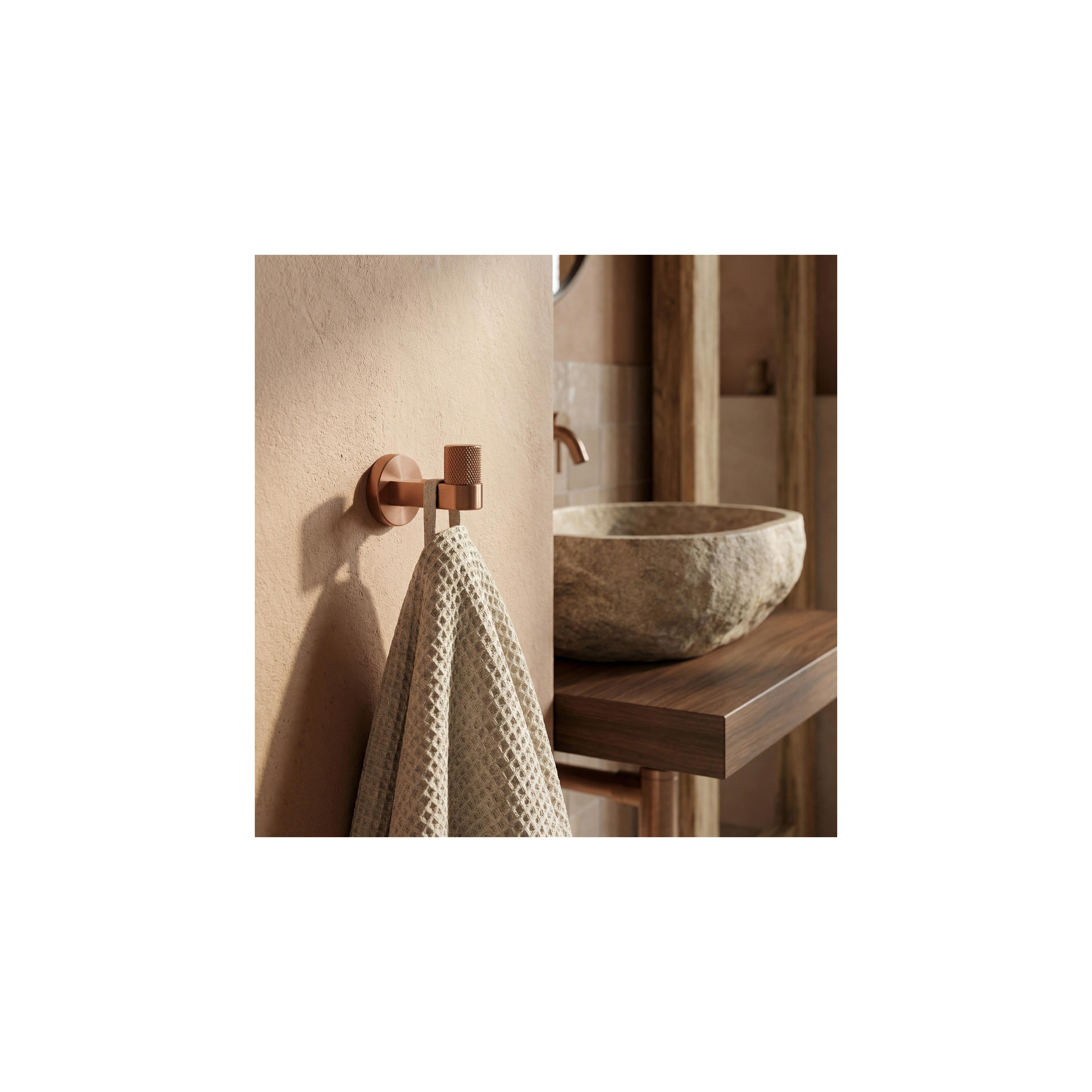 Patère de salle de bain 39104 ORI Brush Copper