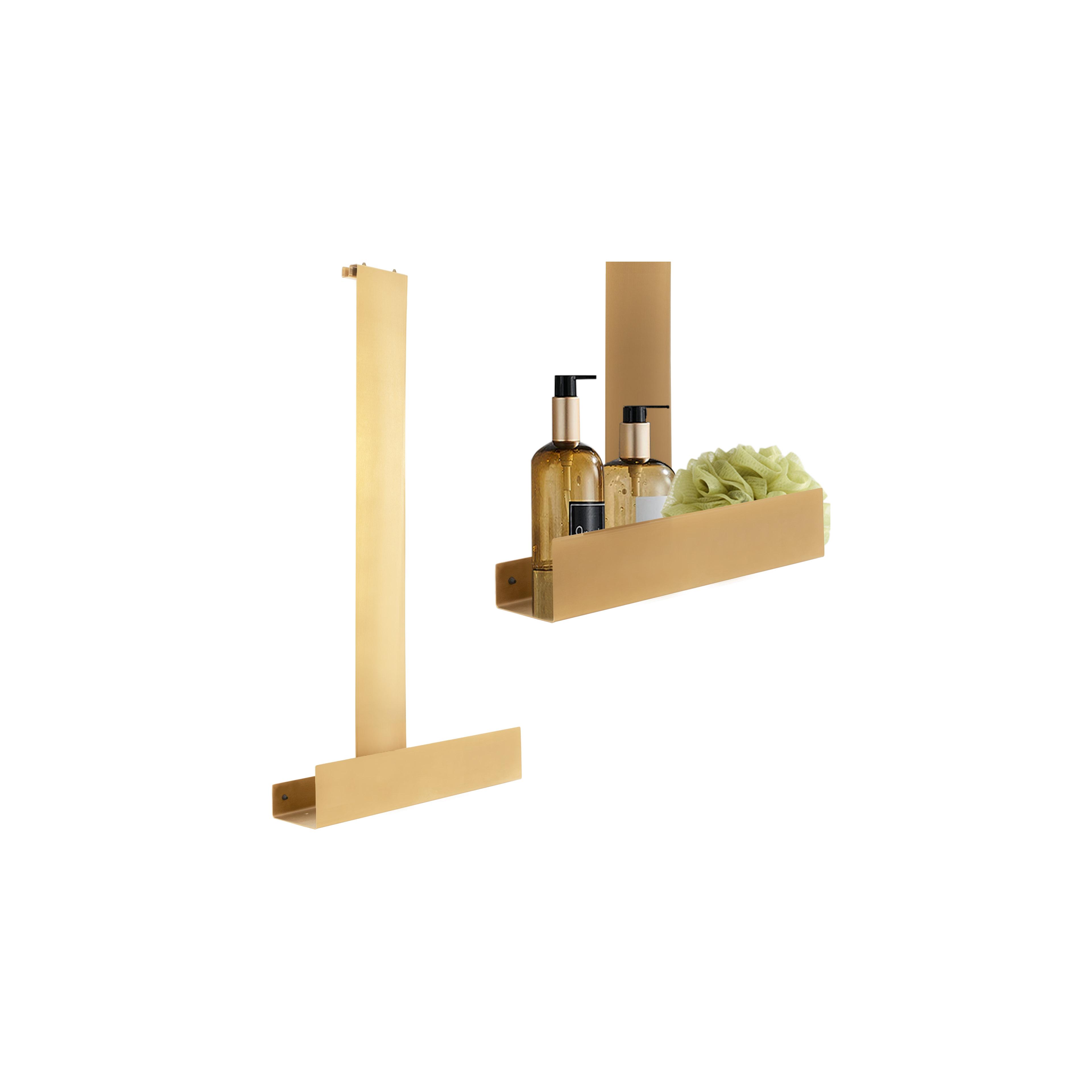 Polica TORI Gold brushed