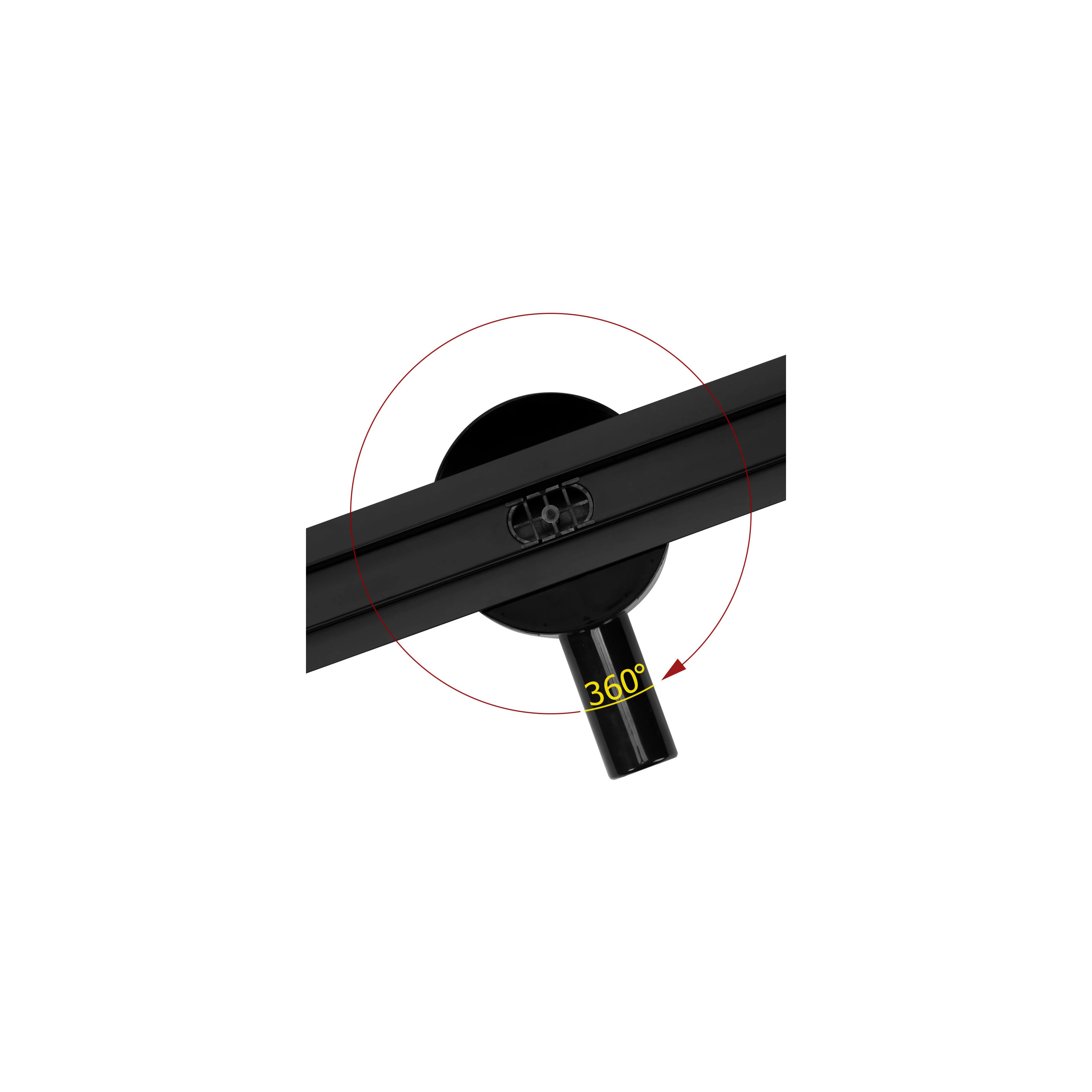 Drain linéaire NEO Slim Pro Black 80